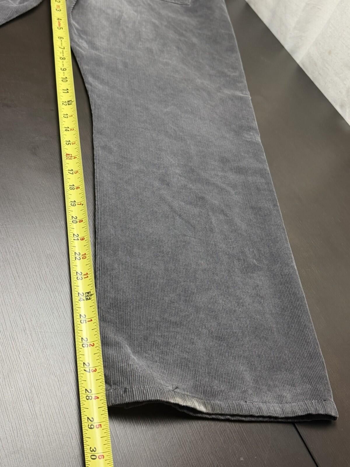 AG Adriano Goldschmied AG Adriano Goldschmied Corduroy Pants Men’s Gray 40x291 Size US 40 / EU 56 - 8 Thumbnail