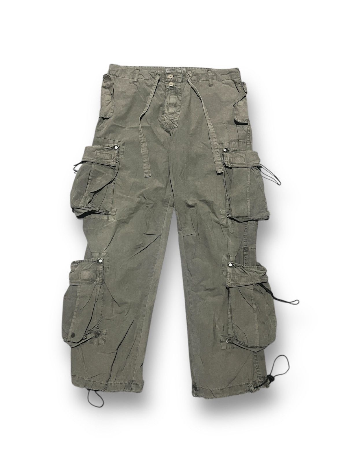 Avirex Avirex Flight Clothing Parachute Cargo Bondage Pant Size US 35 - 1 Thumbnail
