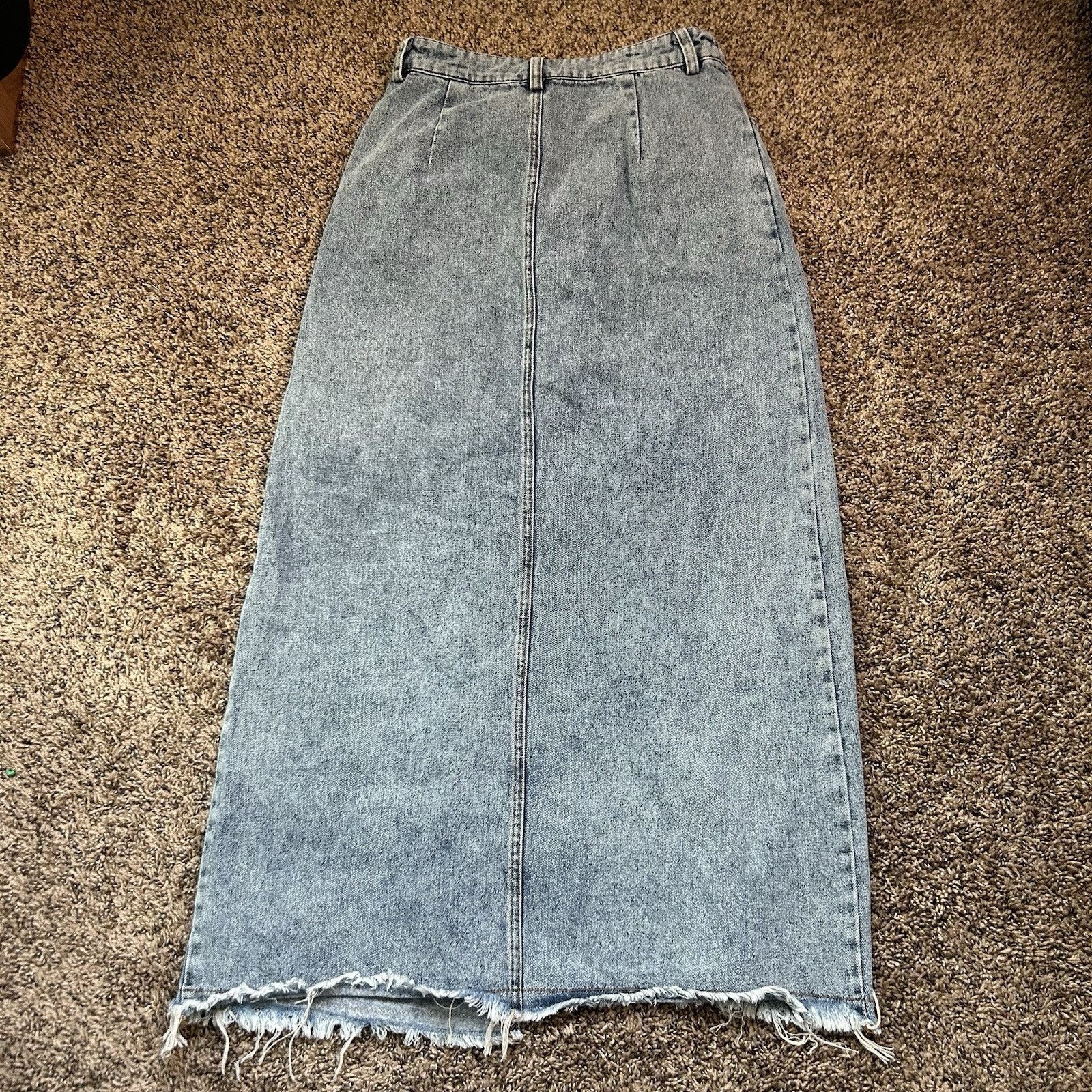 Avenue Avenue Zoe Jaymes Denim Maxi Skirt Size Medium Size 26" / US 2 / IT 38 - 6 Thumbnail