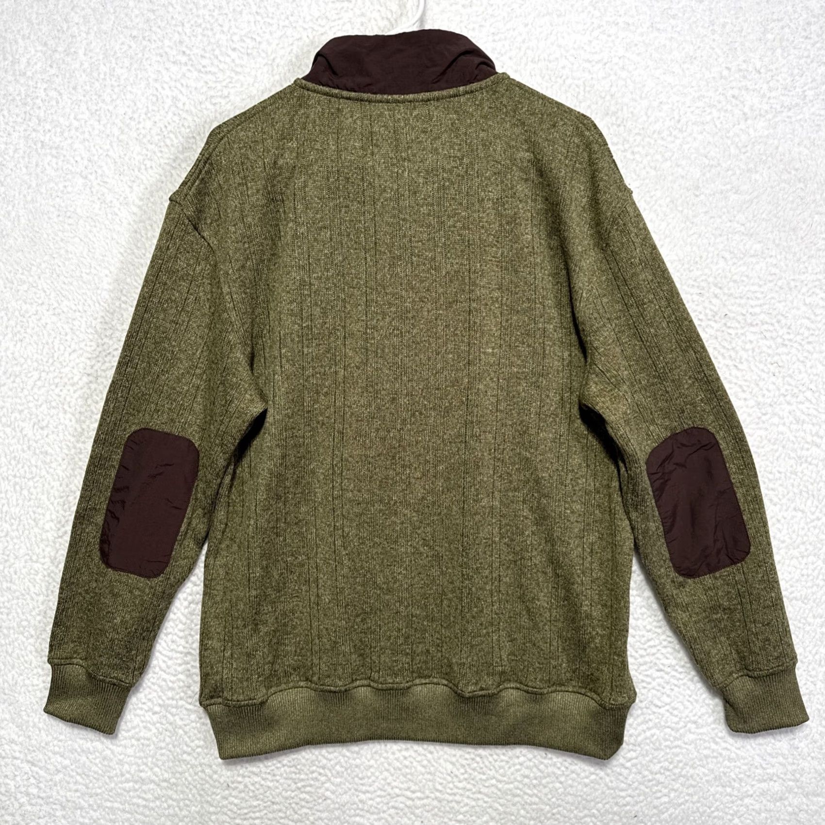 Vintage VINTAGE Renegade Club Alaska Embroidered Green 3 Button Sweater Men's L 90s Pullover Knit's Size US L / EU 52-54 / 3 - 6 Thumbnail