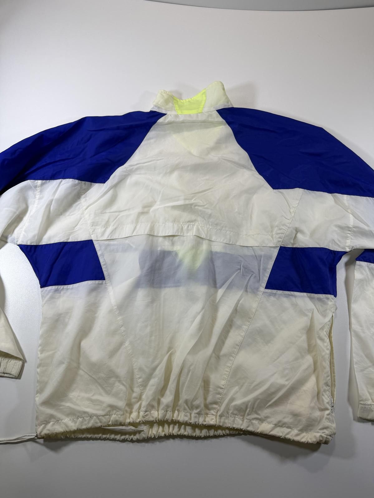 Unknown London Vintage Nike White and Blue Windbreaker Jacket Size US L / EU 52-54 / 3 - 11 Thumbnail