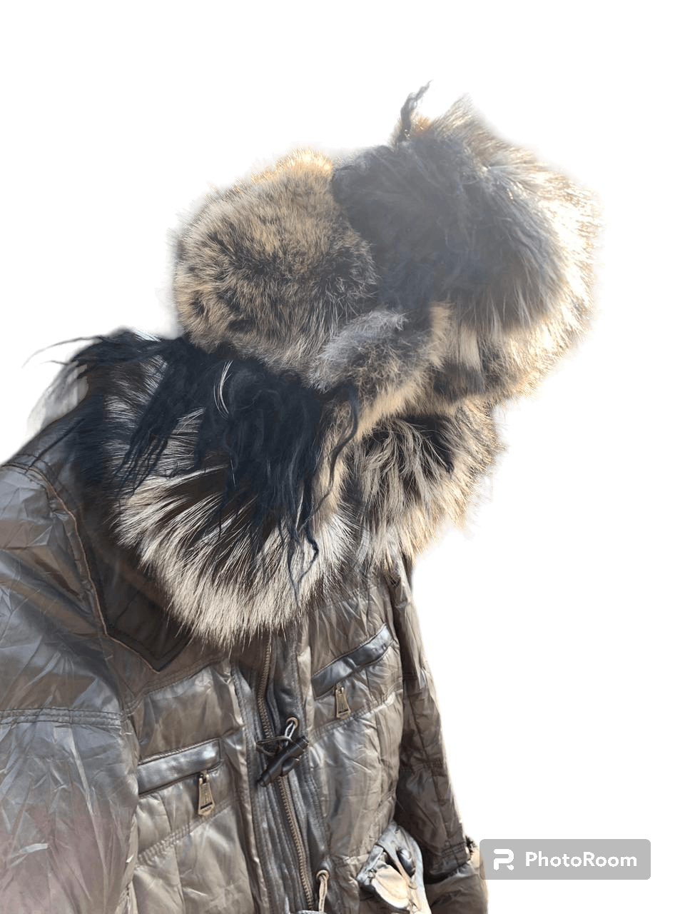 If Six Was Nine × Japanese Brand × Le Grande Bleu (L.G.B.) 2000sJapanese Fur parka jacket silver fox blue fox and lamb Size US S / EU 44-46 / 1 - 2 Thumbnail