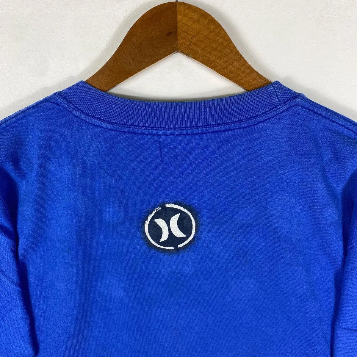 Hurley Vintage 00's HURLEY Reflective Logo Surf Skate Tee Shirt Size US M / EU 48-50 / 2 - 5 Thumbnail
