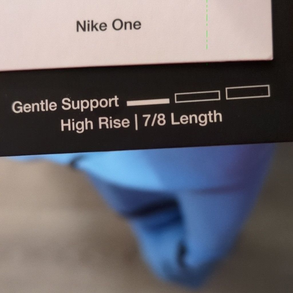 Nike Nike Women's One High-Waisted 7/8 Leggings-Blue Size XL Size 30" / US 8 / IT 44 - 7 Thumbnail