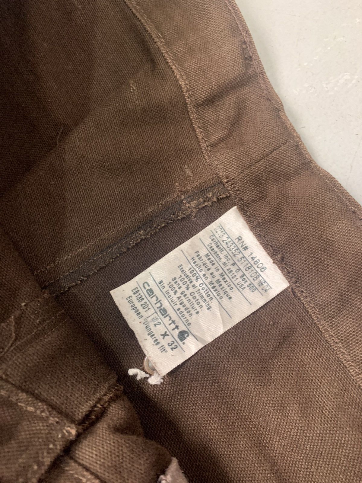 Carhartt Vintage 10f1 Carhartt EB136 dkb double knee blockprint Size US 32 / EU 48 - 6 Thumbnail