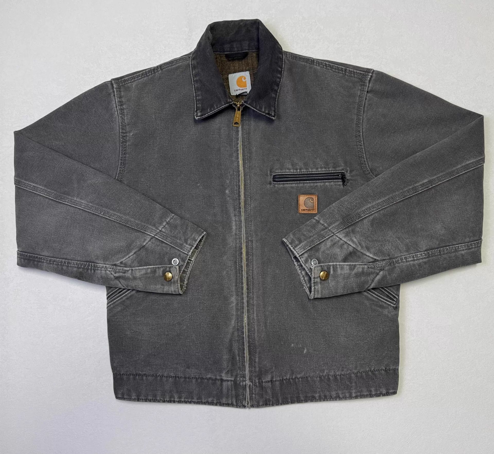 Carhartt Carhartt J97 Detroit Jacket GVL Grey S Size US S / EU 44-46 / 1 - 1 Thumbnail