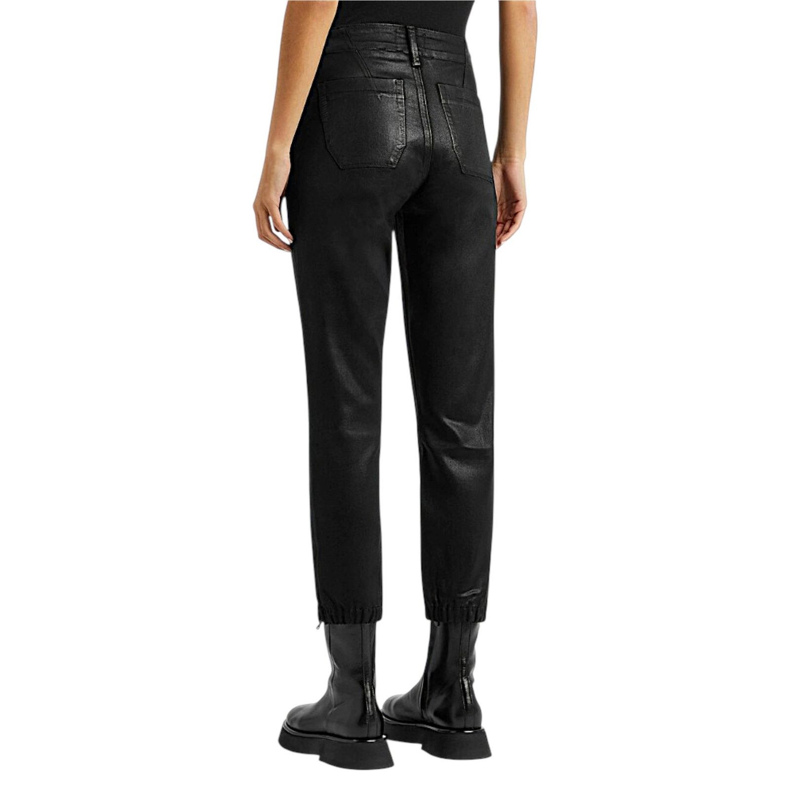 Paige Paige Black Waxed Pants | Size 27 Size 27" / US 4 / IT 40 - 10 Thumbnail