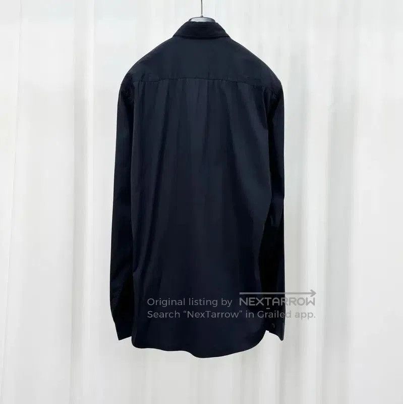 Dior Dior Black Long Sleeve Cotton Blend Shirt . Size US M / EU 48-50 / 2 - 2 Thumbnail