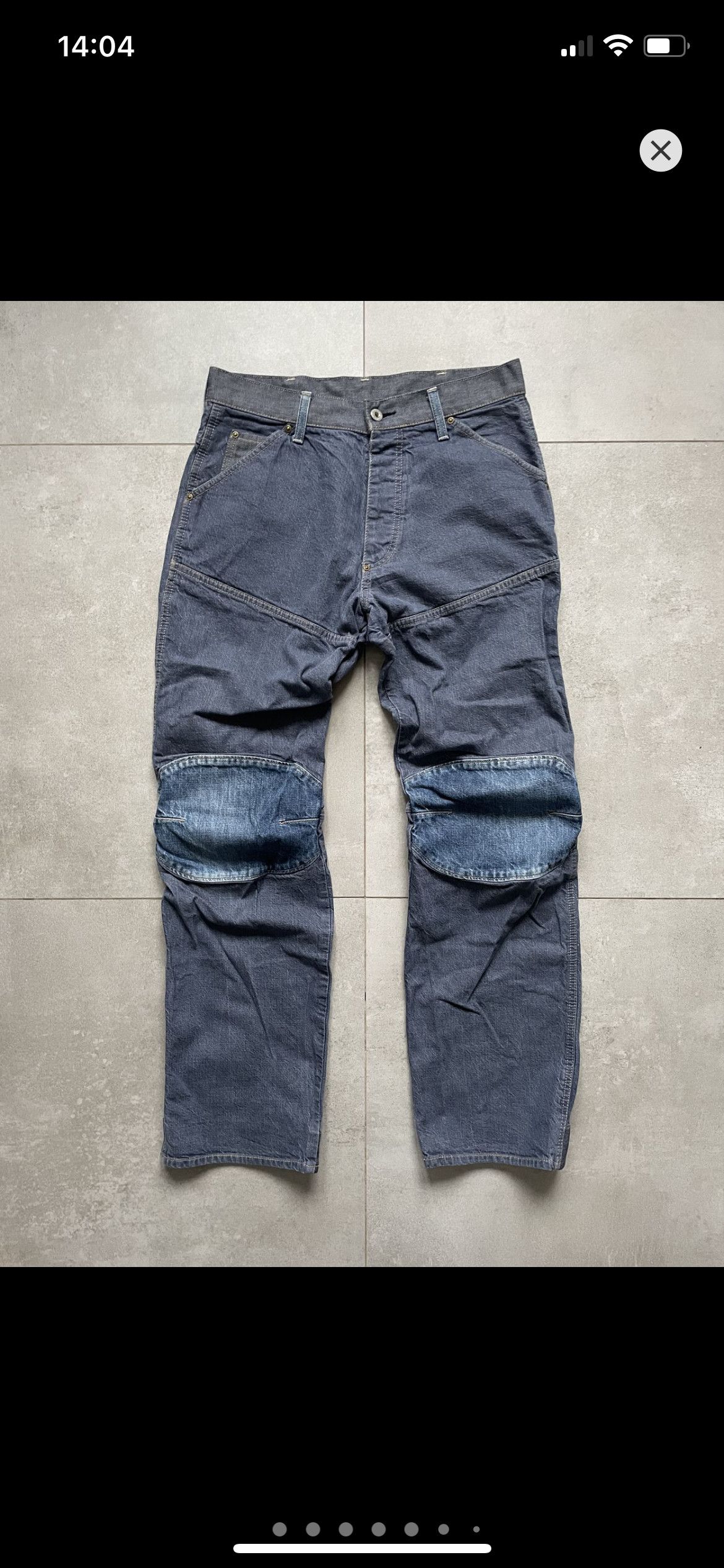 G-Star G-STAR GSTAR RAW DOUBLEKNEE PATCHWORK DENIM BAGGY PANTS Size US 33 - 1 Thumbnail