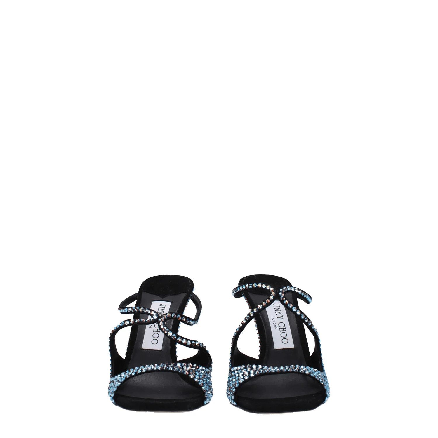 Jimmy Choo ob1o1e1124 Suede Sandals in Black Sky Size US 8 / IT 38 - 3 Thumbnail