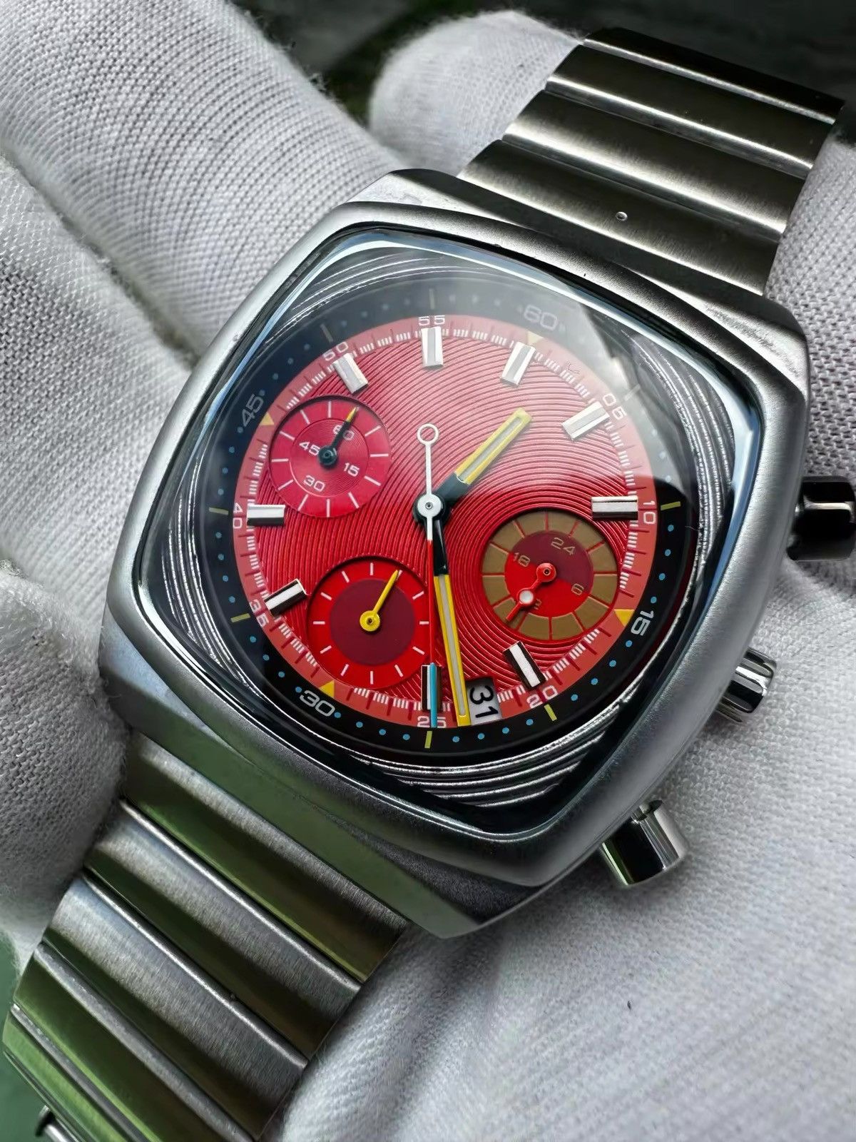 Other vintage retro silver stainless steel digital watch Size ONE SIZE - 5 Thumbnail