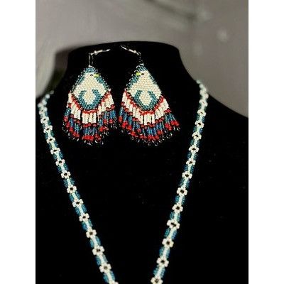 Other A39 Vtg Navajo Style Handmade Multicolor Glass Thunderbird N Size ONE SIZE - 5 Thumbnail