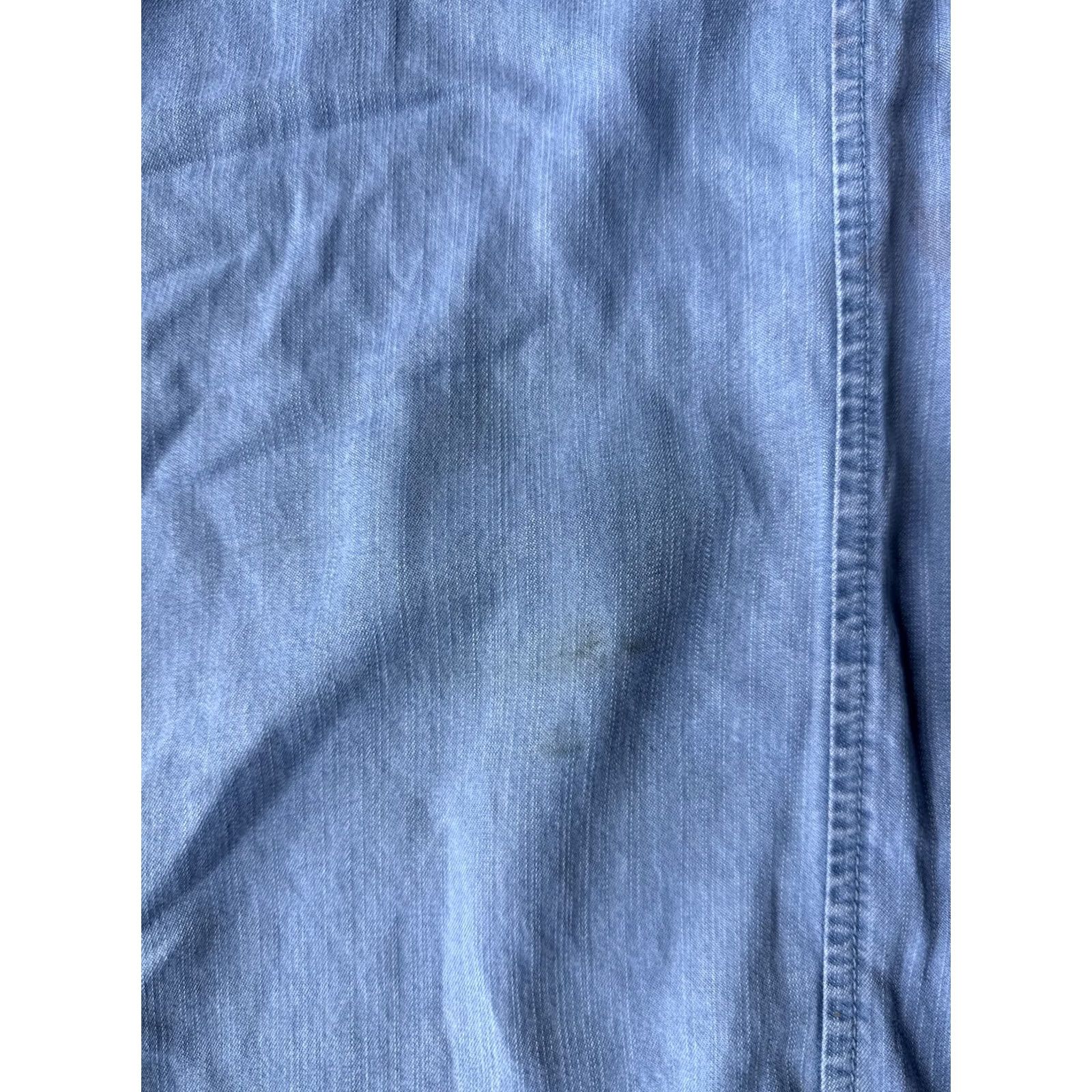 Neiman Marcus VINTAGE Neiman Marcus Denim Embroidered Pocket Sleeveless Dress Women's 4 Blue Size S / US 4 / IT 40 - 5 Thumbnail