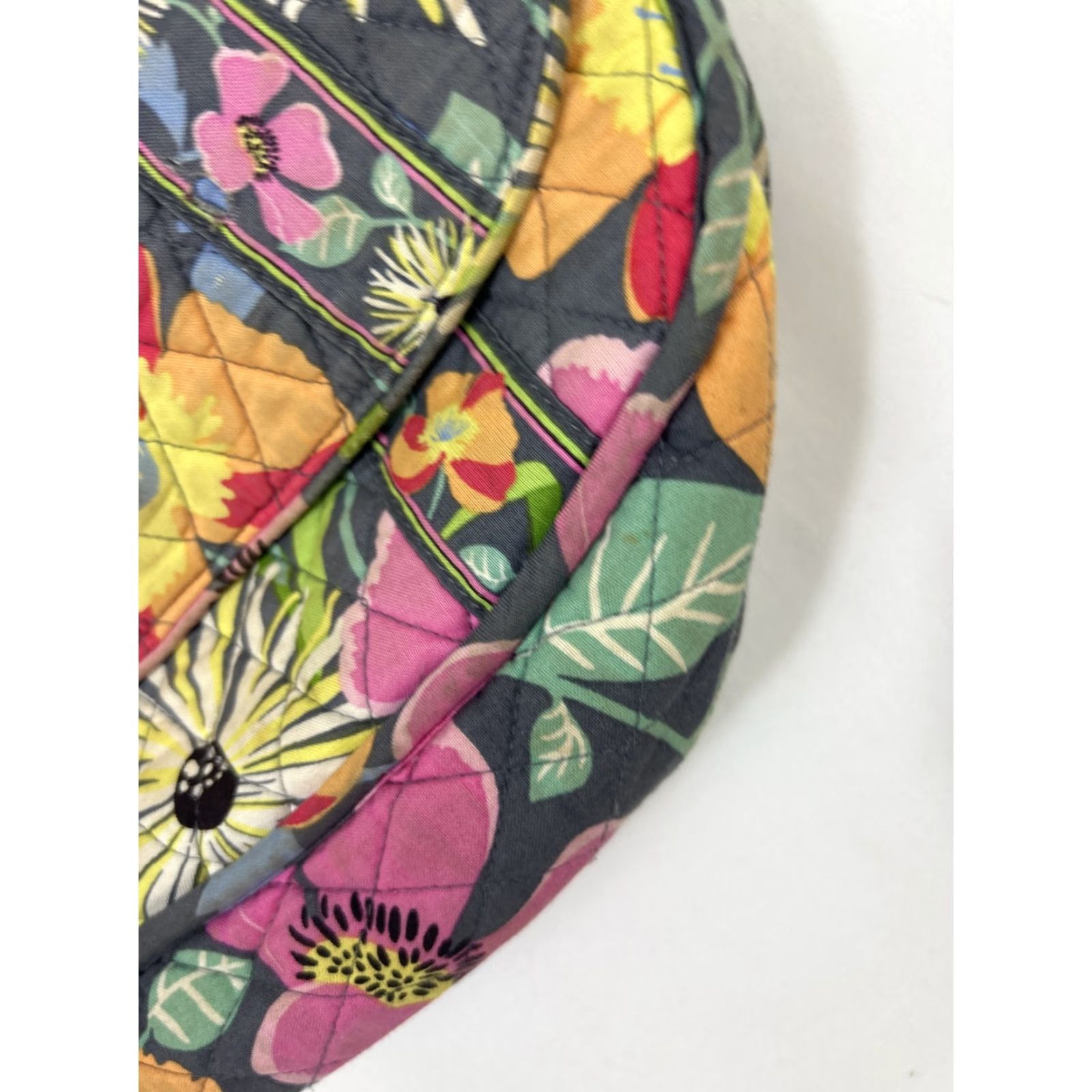 Vera Bradley Vera Bradley Crossbody Purse Women Multicolor Floral Cotton Blue Hardware 13x10x4 Size ONE SIZE - 5 Thumbnail