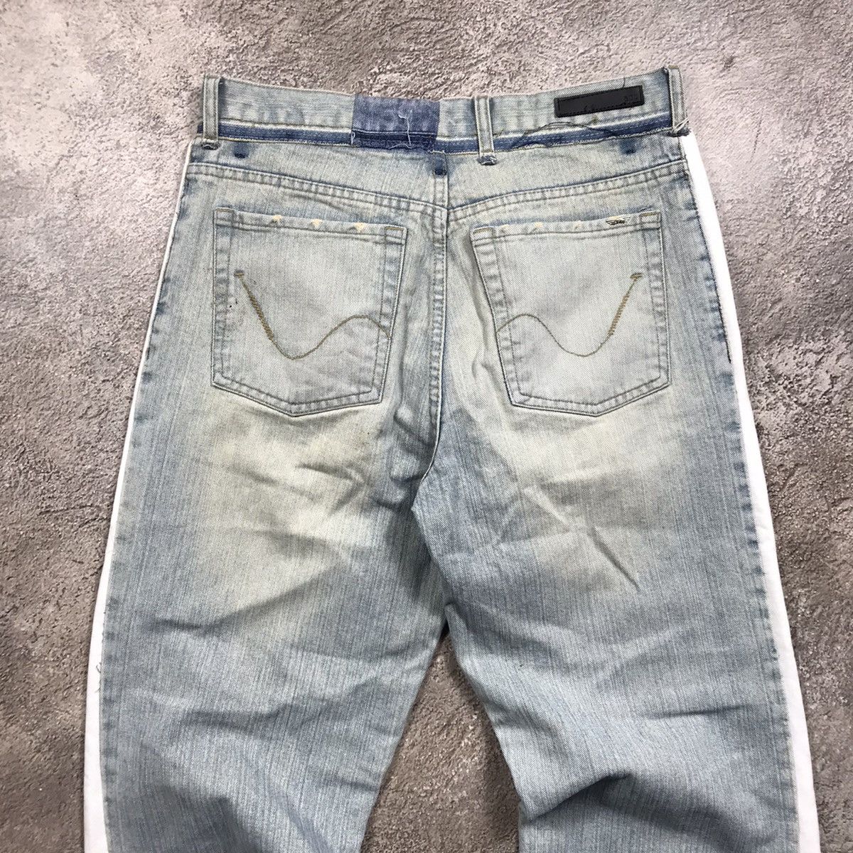 Vintage Vintage 90s Distressed Baggy Jeans Thrashed Grunge Skate 30 Size US 30 / EU 46 - 5 Thumbnail