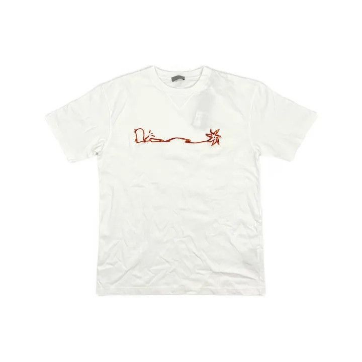 Dior Dior Dior x Travis Scott White Graphic T-Shirt 0079-2507 Size US M / EU 48-50 / 2 - 2 Thumbnail