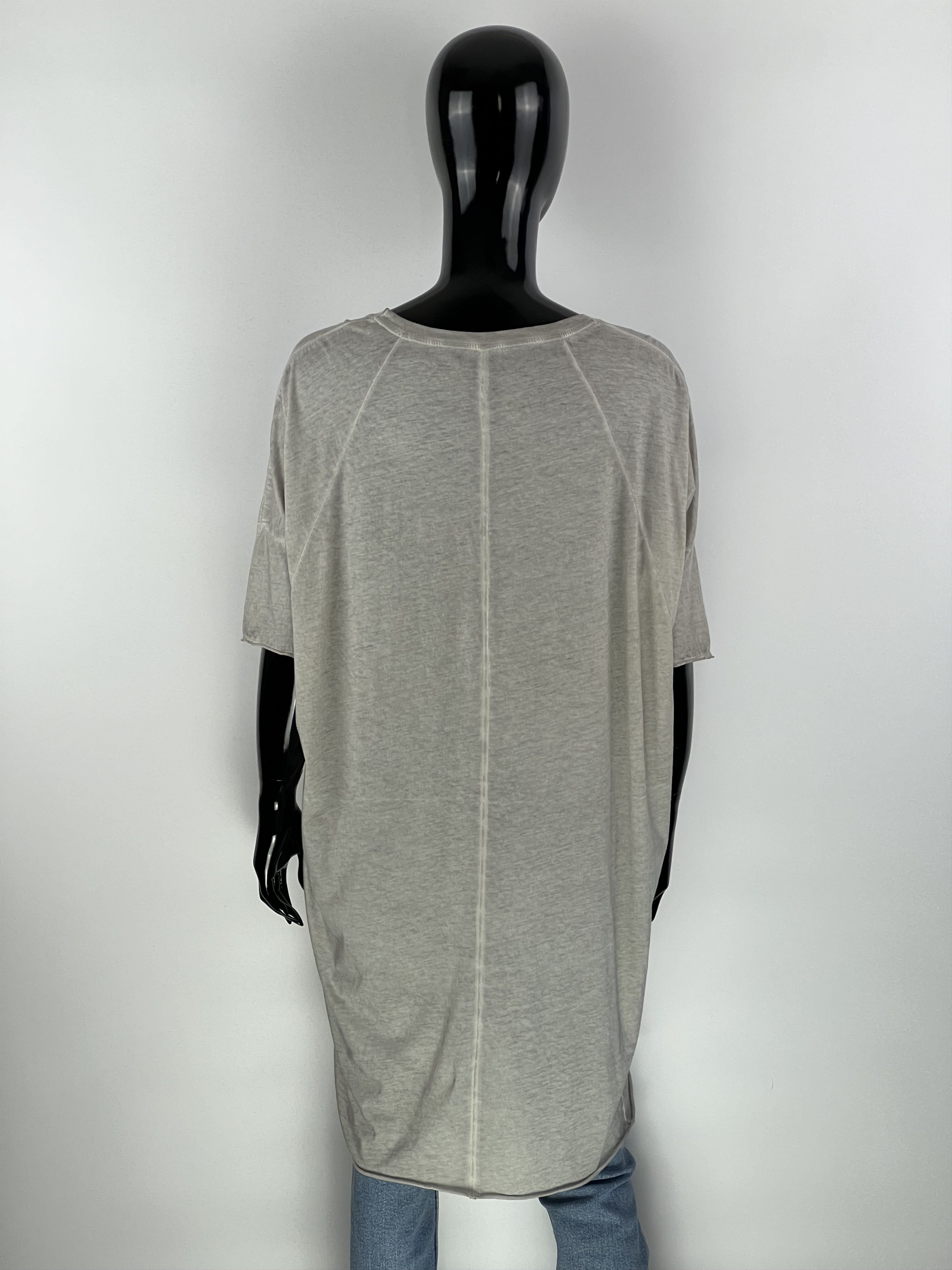 MAJESTIC FILATURES Majestic Filatures Gray Cotton T Shirt Dress Size 1 Size S / US 4 / IT 40 - 3 Thumbnail