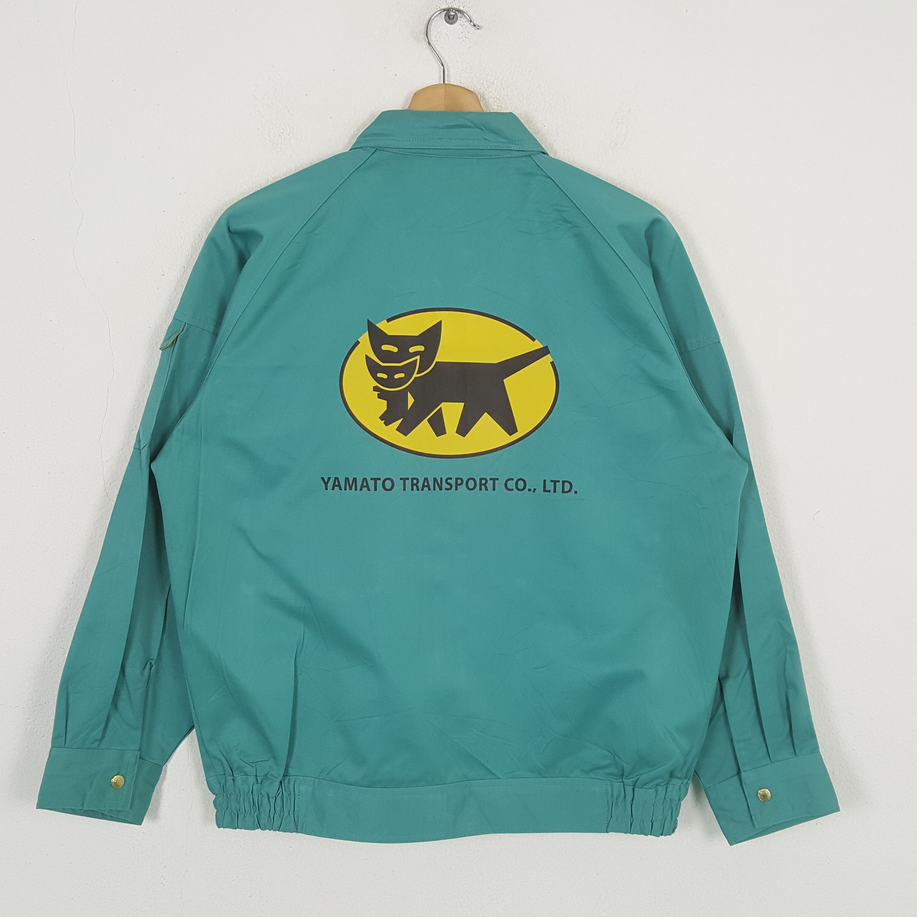 Japanese Brand × Vintage Vintage Yamato Transports Japan Racing Custom Jacket C283N13 Size US M / EU 48-50 / 2 - 1 Thumbnail