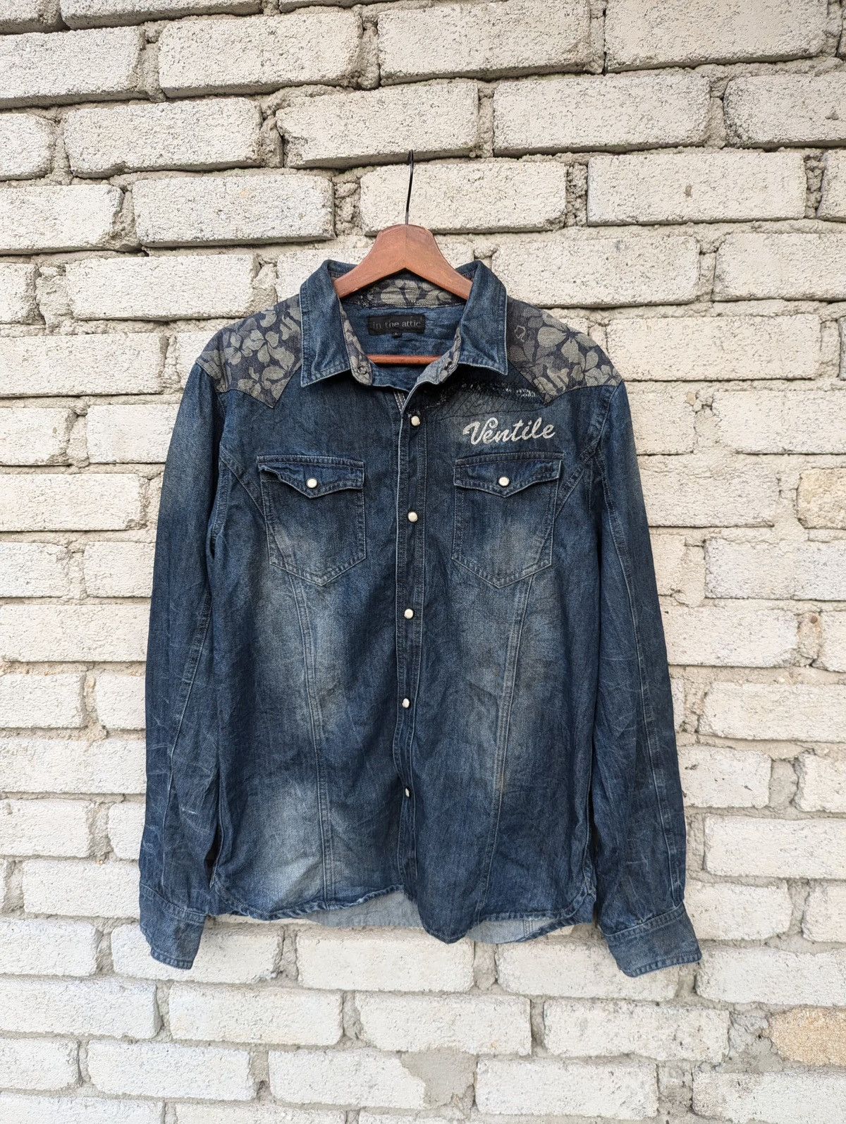 In The Attic In The Attic Chambray Shirt Button Long Sleeve Size US L / EU 52-54 / 3 - 1 Thumbnail