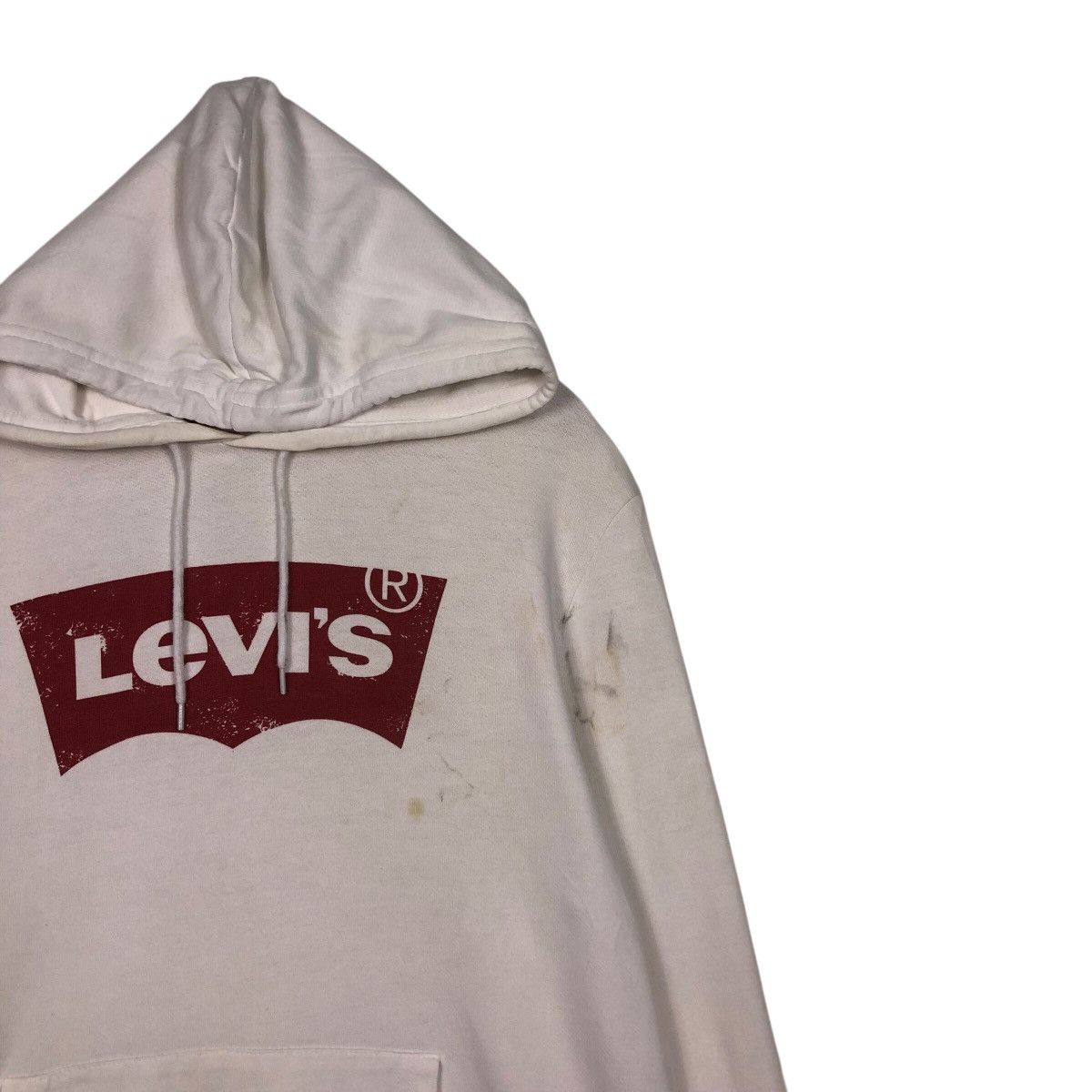 Japanese Brand 📌Vintage Hoodie Levi's Big Logo Spell Out Design Size US M / EU 48-50 / 2 - 7 Thumbnail