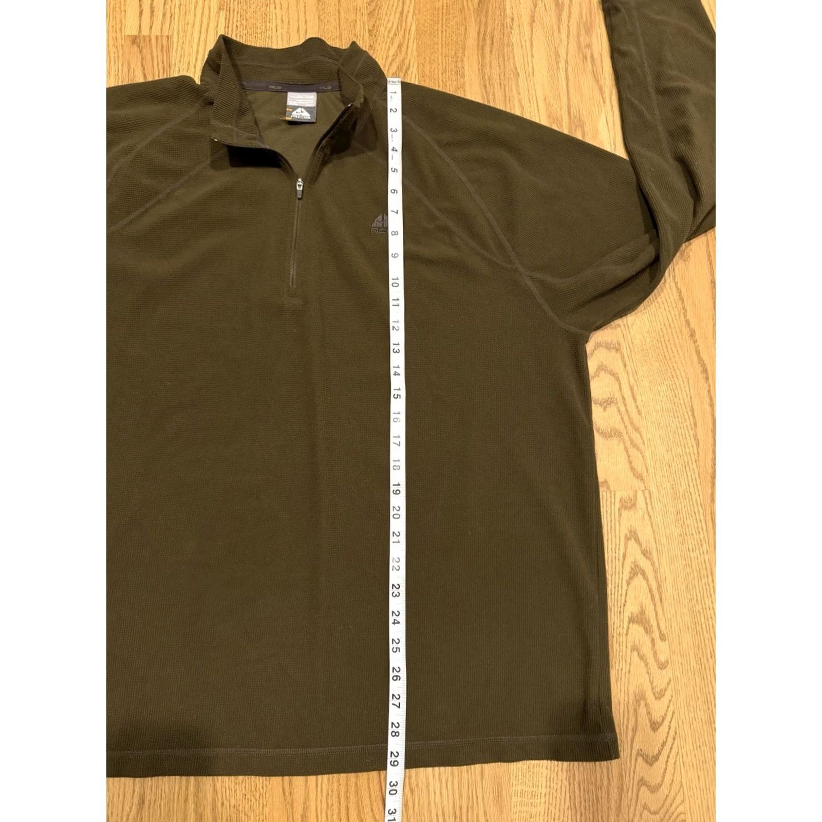 Nike ACG Vtg Nike ACG Pullover Thermal 1/4 Zip Men’s XXL 2XL Y2K Olive Green Base layer Size US XXL / EU 58 / 5 - 5 Thumbnail