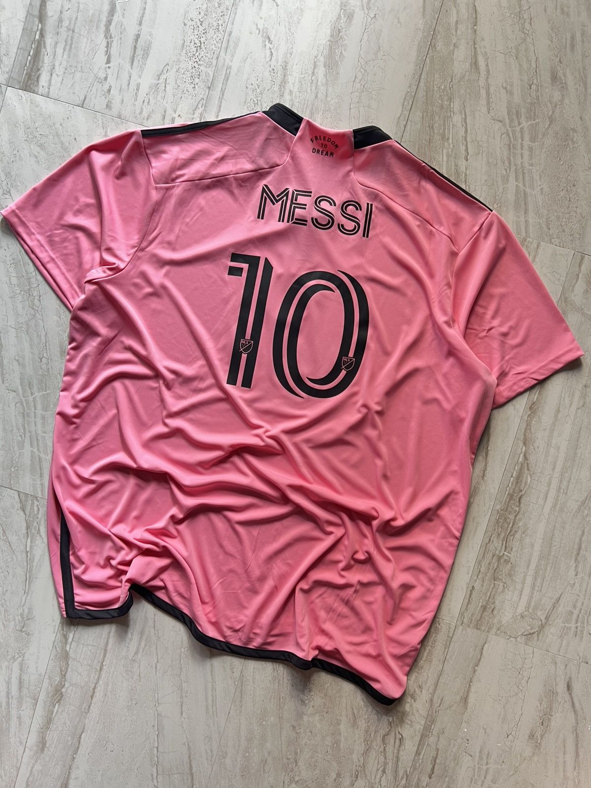 Adidas Adidas Inter Miami Pink Messi FC Soccer Futbol Jersey Kit Size US XXL / EU 58 / 5 - 2 Thumbnail