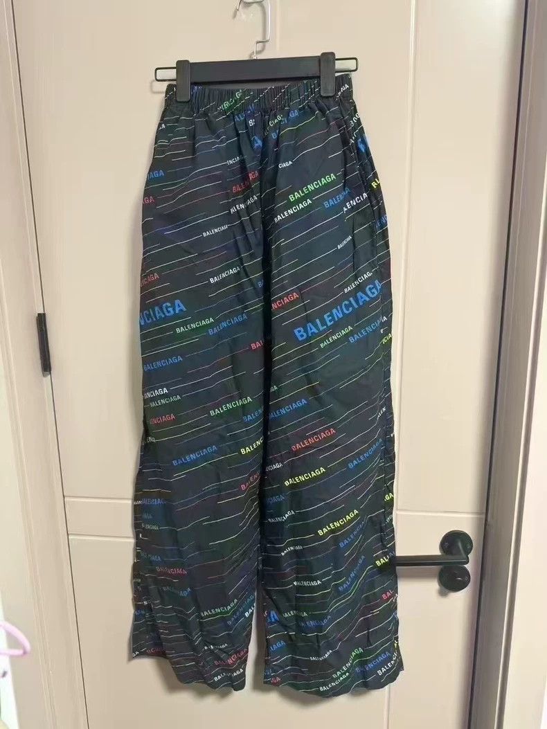 Balenciaga Balenciaga Color Bullet Screen Pants Wide Leg Pants Size US 36 / EU 52 - 1 Thumbnail
