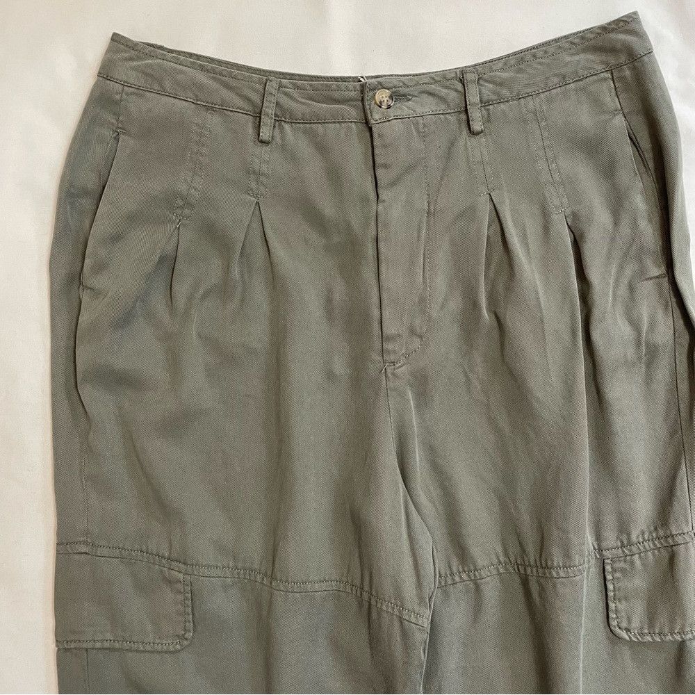 Other NWT New Velvet Heart Laurent Pleated Olive Jogger Size L Size 34" / US 12 / IT 48 - 9 Thumbnail