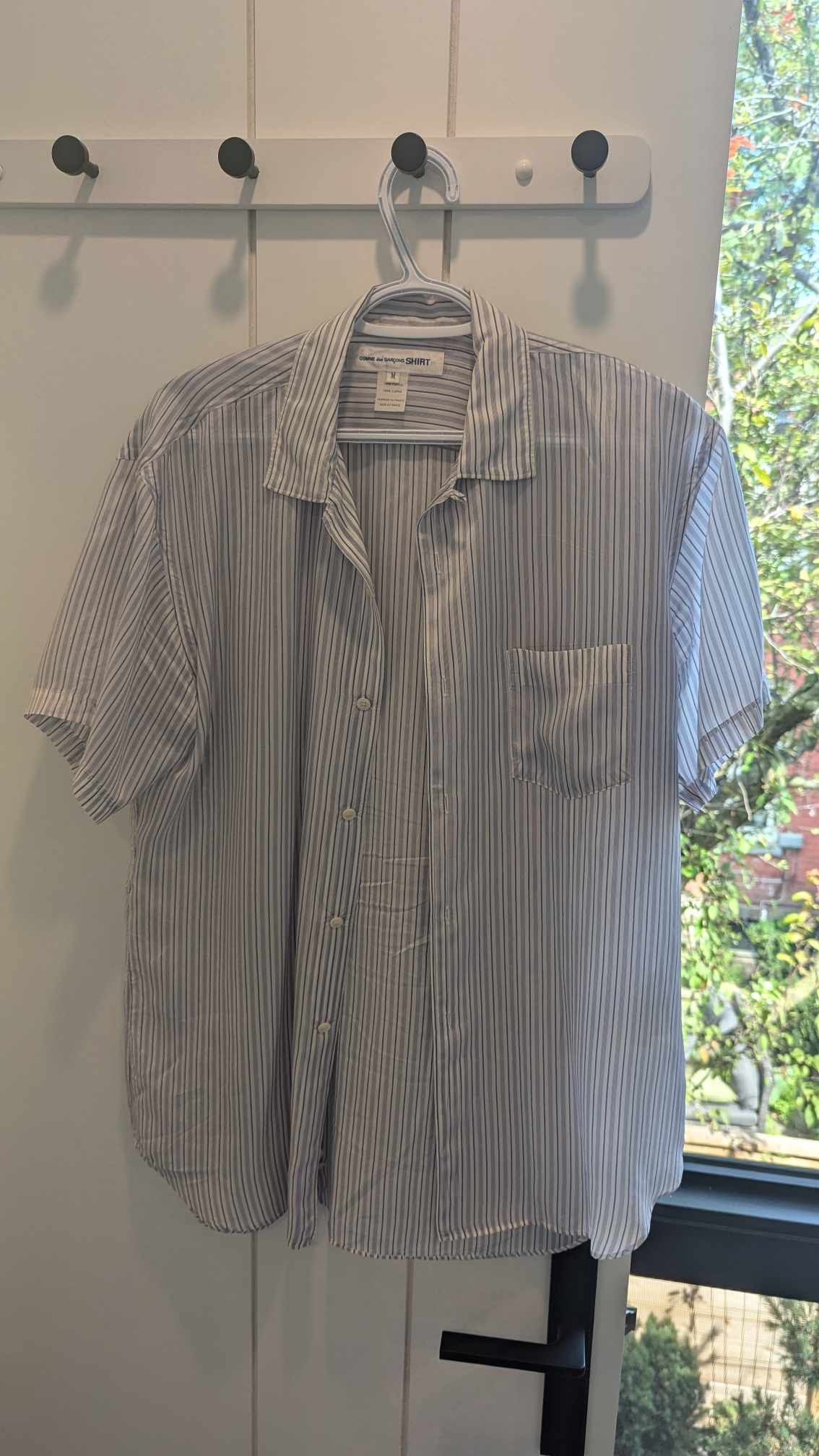 Comme Des Garcons Short Sleeve Button Up