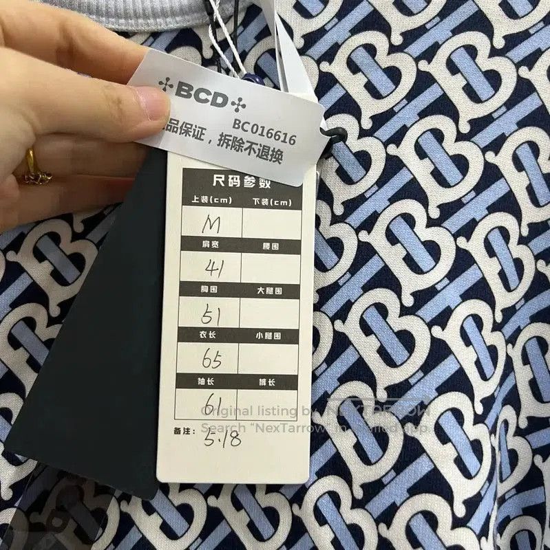 Burberry Burberry Blue Cotton Logo Long Sleeve Sweatshirt. Size M / US 6-8 / IT 42-44 - 5 Thumbnail