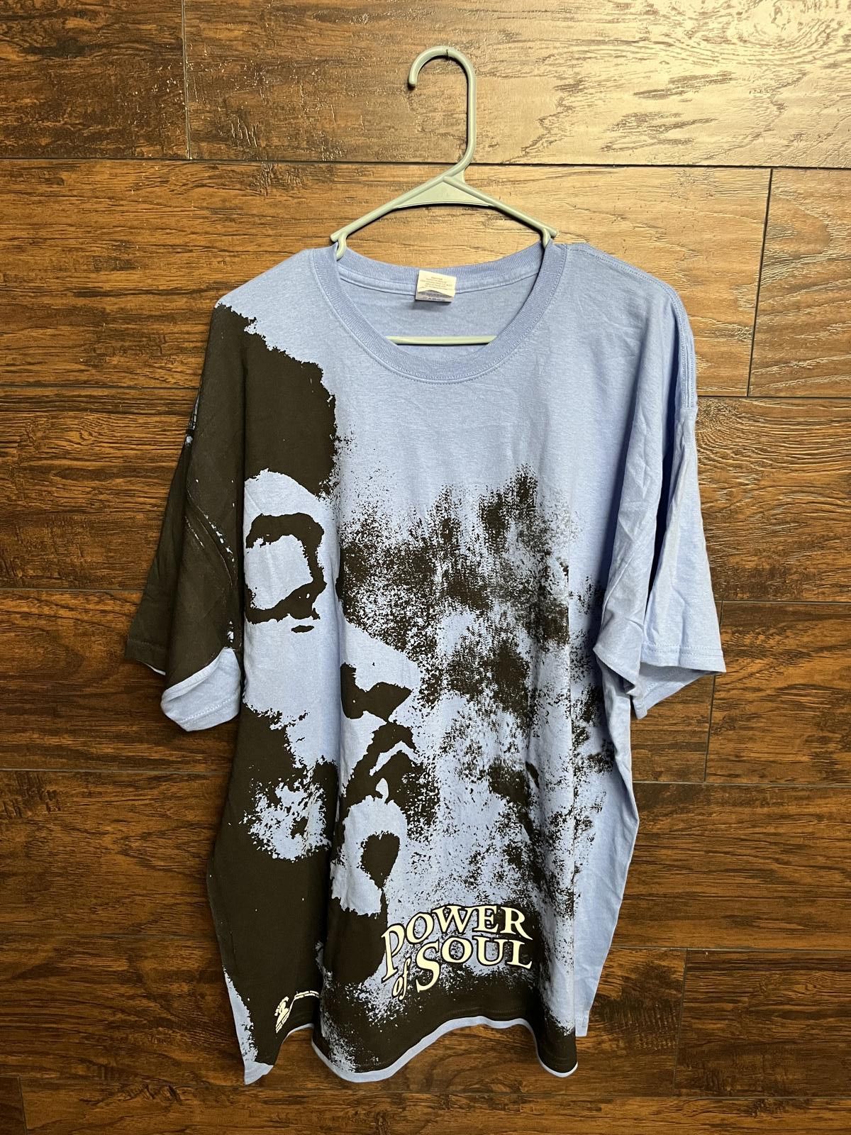 Gildan Jimi Hendrix Big Face Tee Power of Soul 2011 Tribute T-shirt Size US XL / EU 56 / 4 - 1 Thumbnail