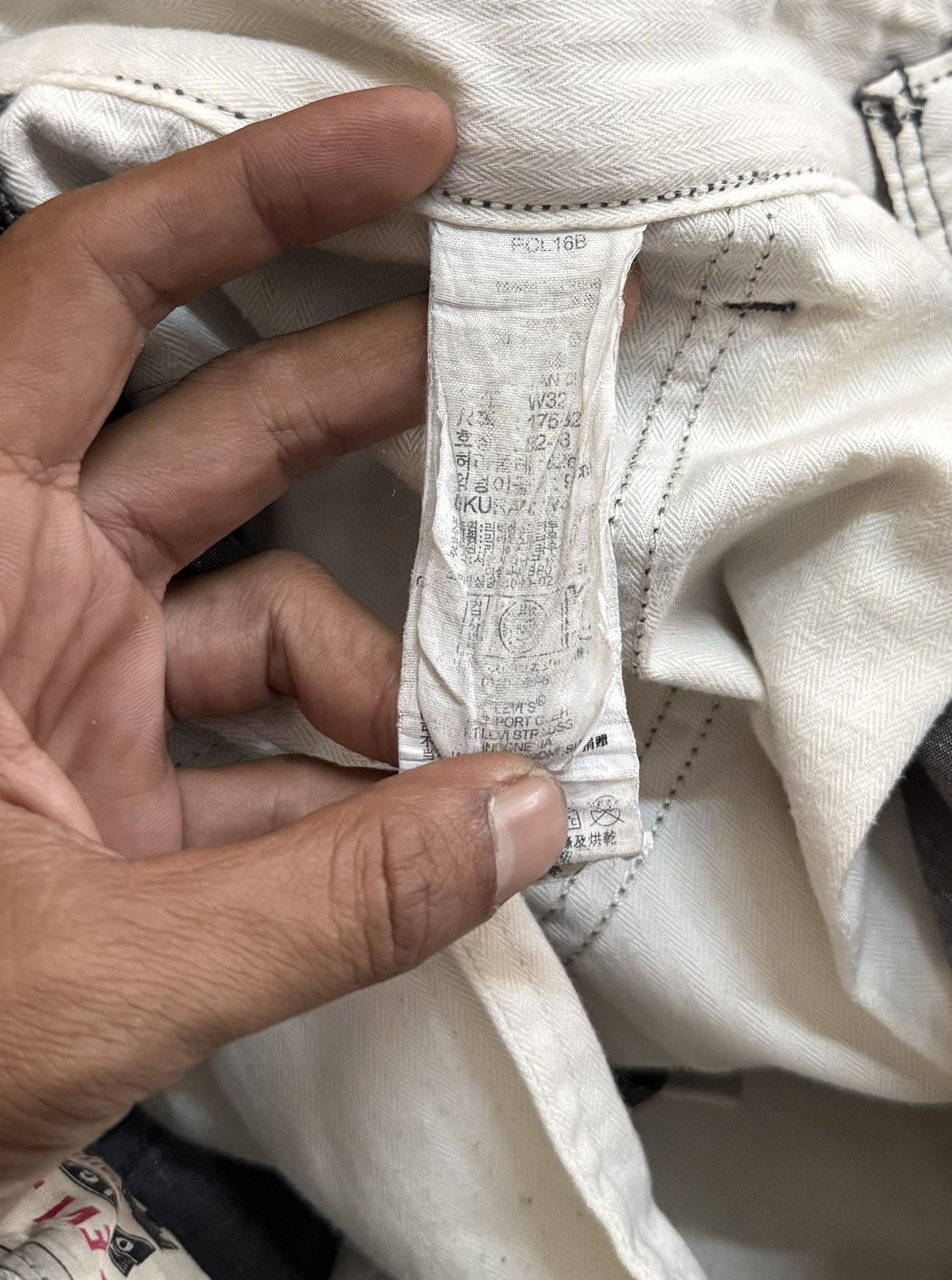 Levi's Levi's Cargo Pants Shorts Grey Size US 33 - 9 Thumbnail