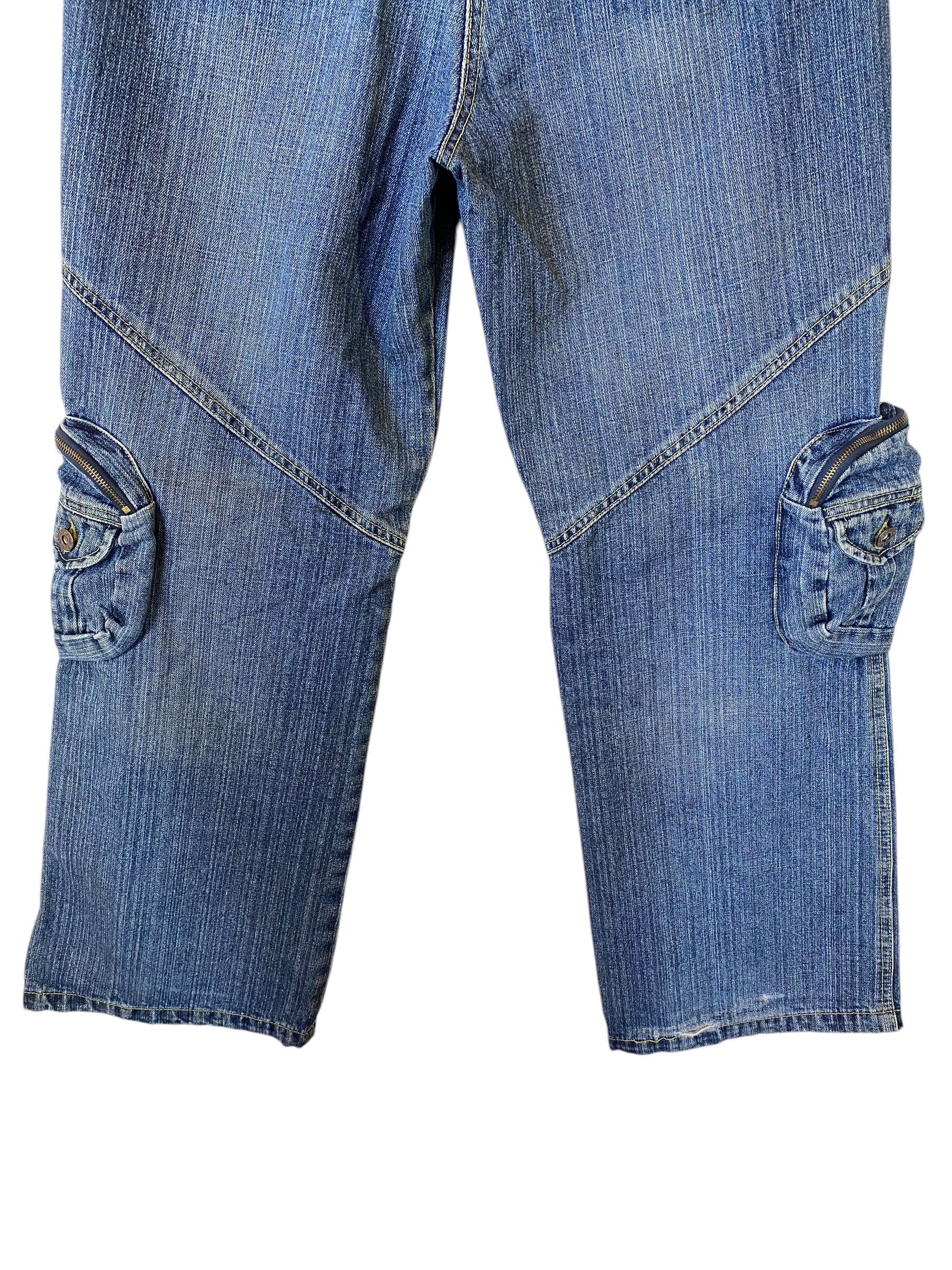 Carven × Designer Carven paris multi pocket cargo denim pant Size US 30 / EU 46 - 8 Thumbnail