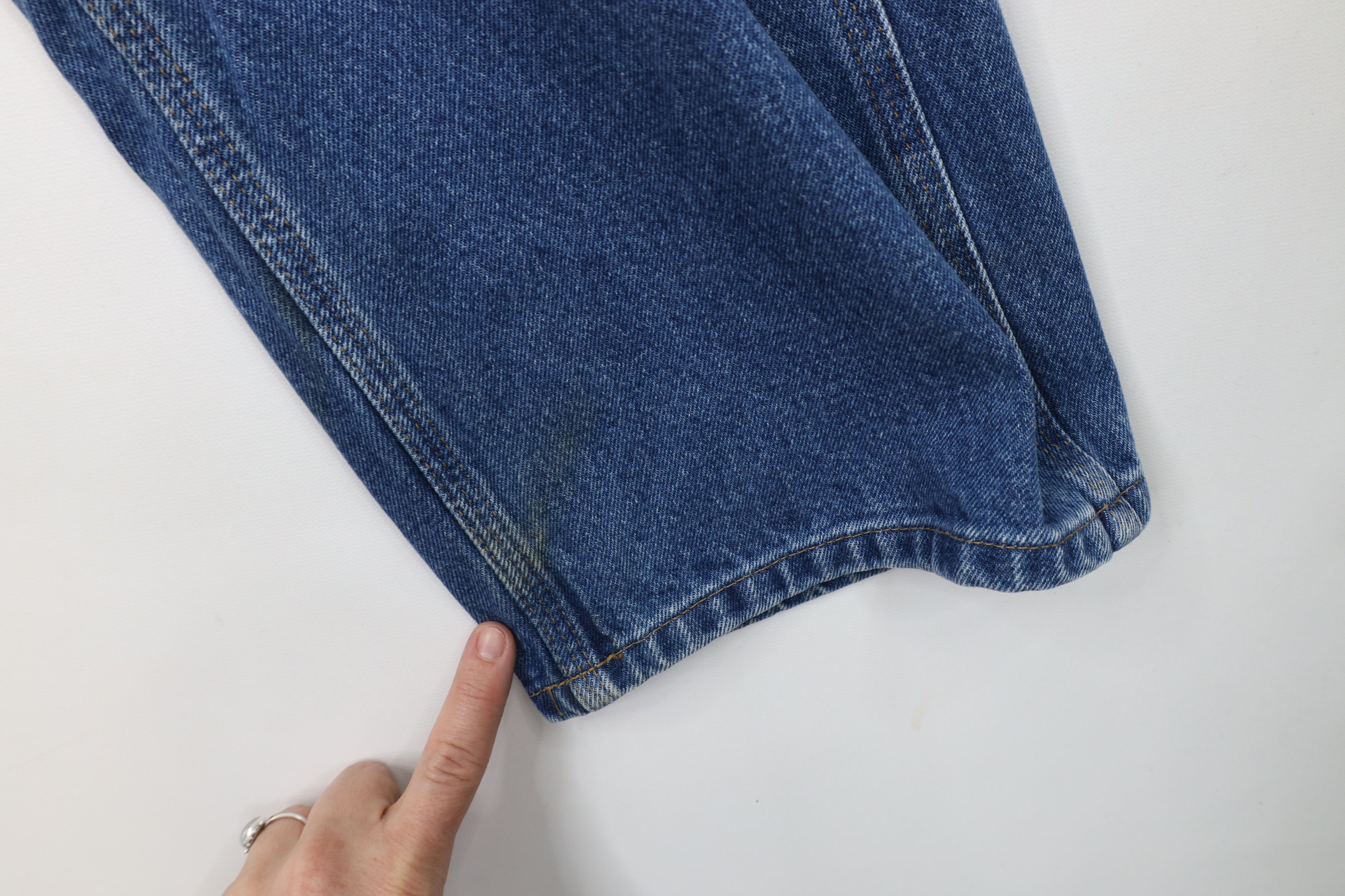 Carhartt Vintage Y2K Carhartt Wide Leg Dungaree Denim Jeans Blue Size US 38 / EU 54 - 5 Thumbnail