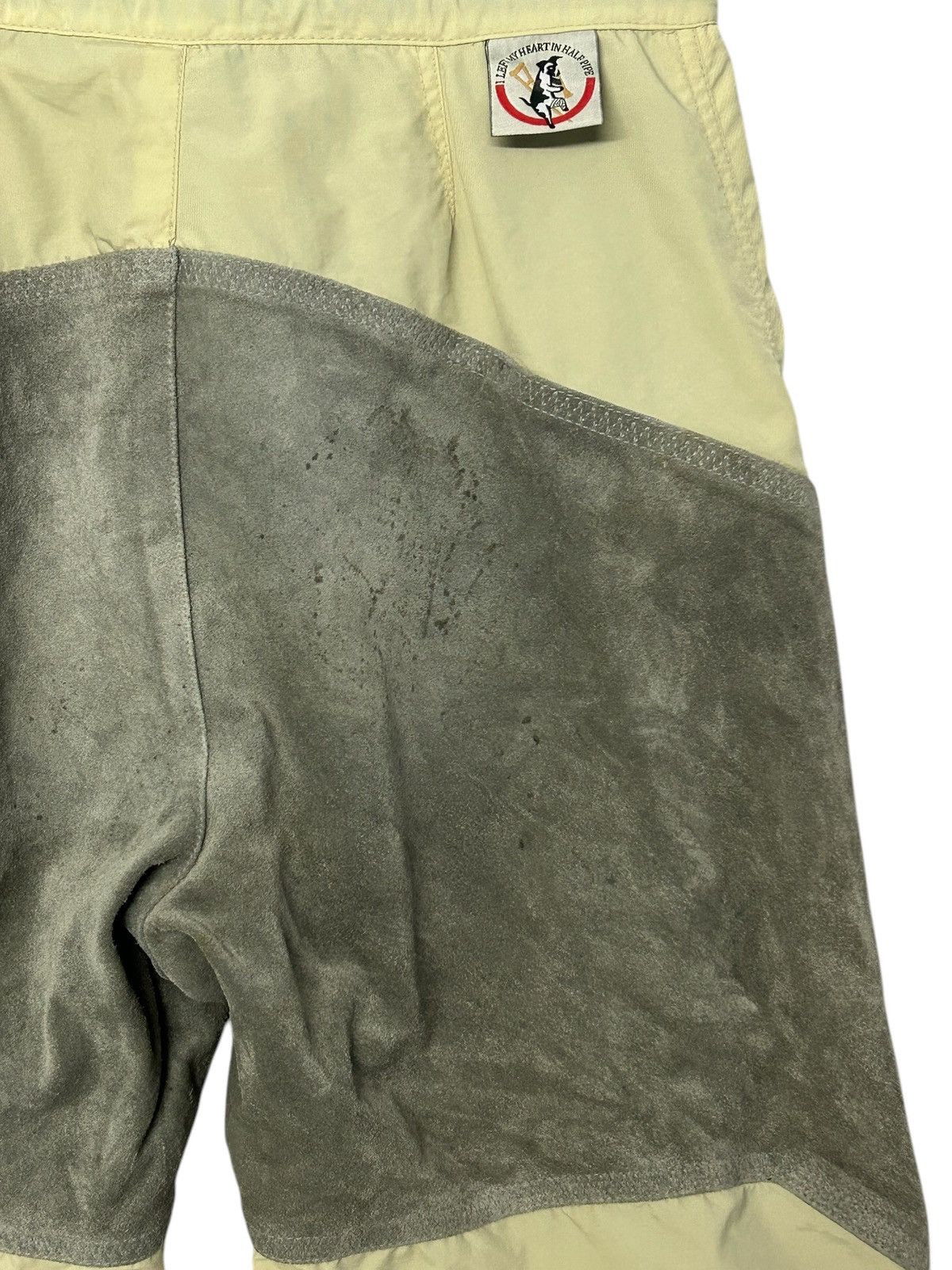 Japanese Brand 🔥 KILLER LOOP Cosmic Rock Snowboard Pant Half Leather Size US 31 - 13 Thumbnail