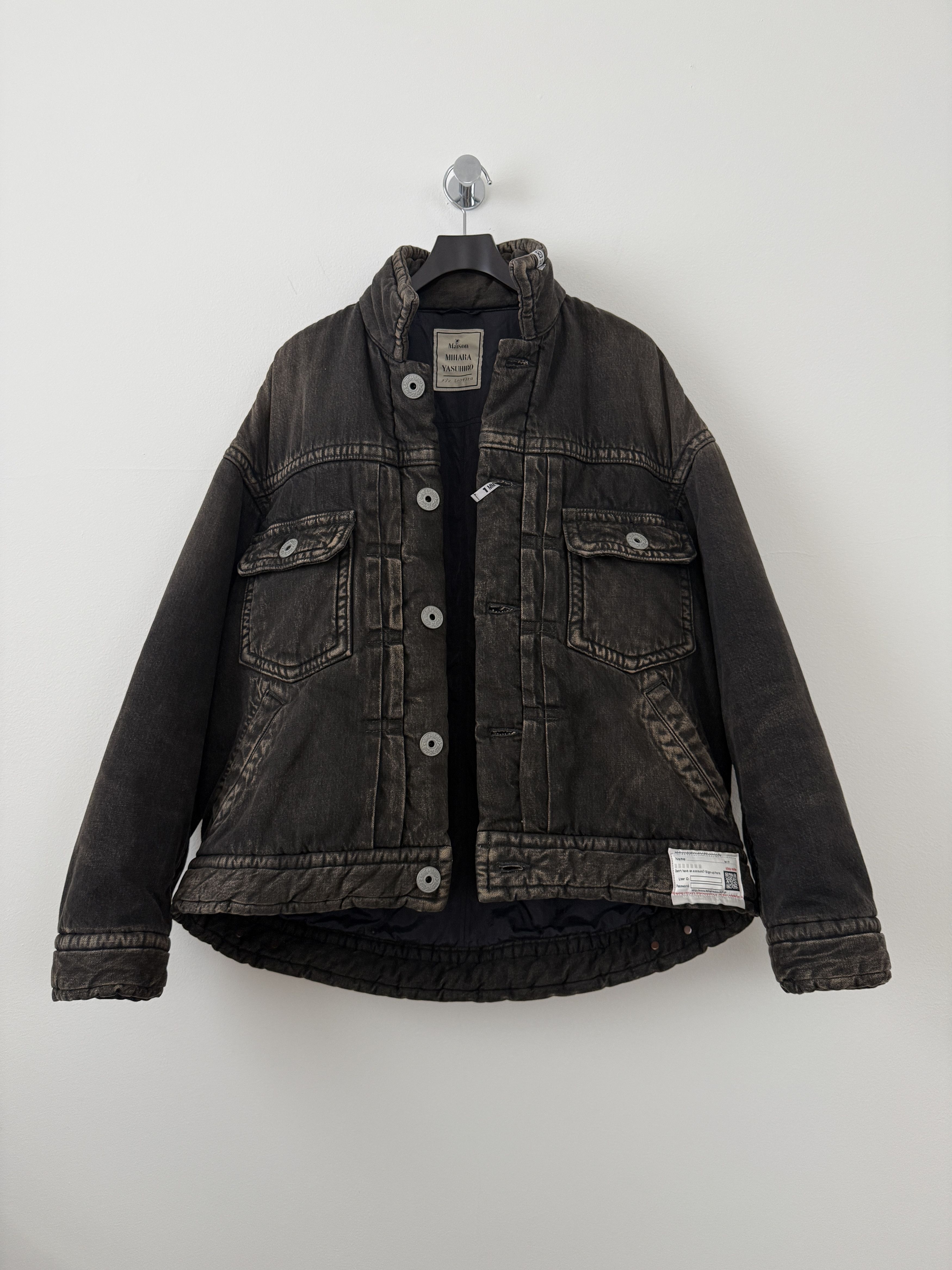 Maison MIHARA YASUHIRO Padded Denim Jacket Size US S / EU 44-46 / 1 - 4 Thumbnail