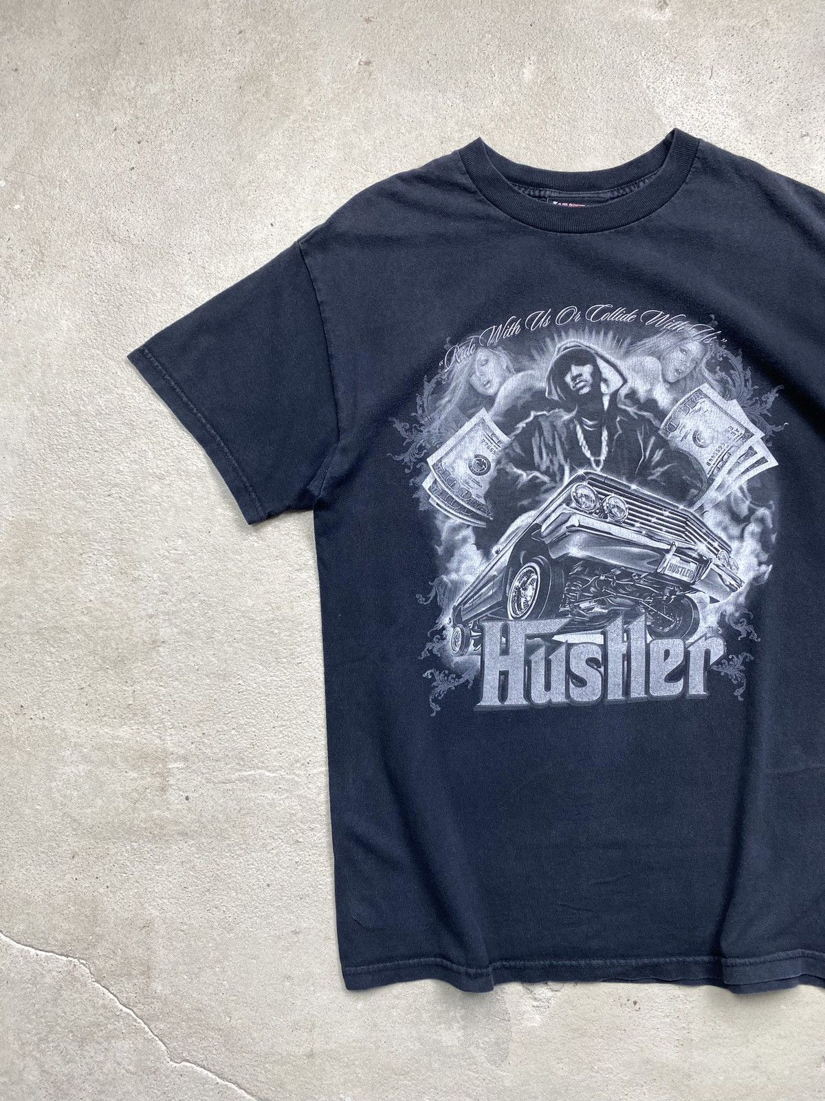 Rap Tees Vintage 90’s Hustler Rap Hip Hop T Shirt Sexy Girls Playboy Size US L / EU 52-54 / 3 - 2 Thumbnail