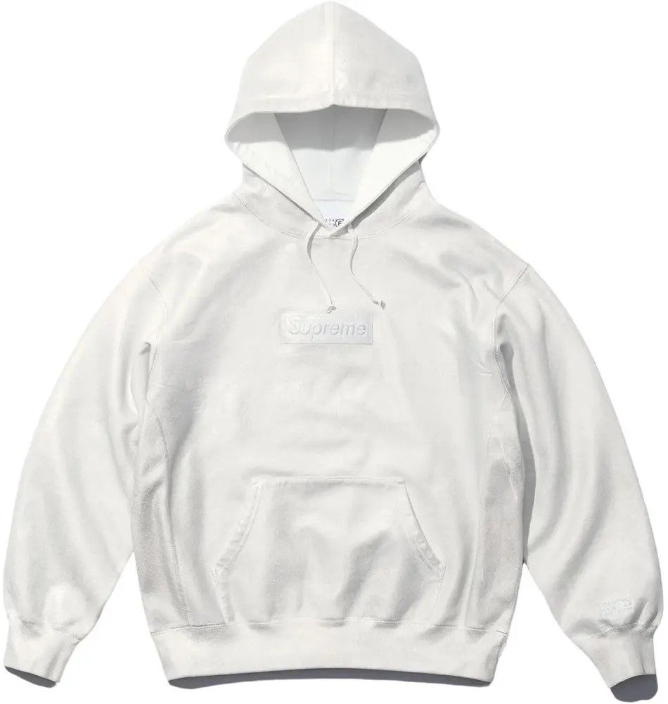 image of Maison Margiela Box Logo in White, Men's (Size Large)