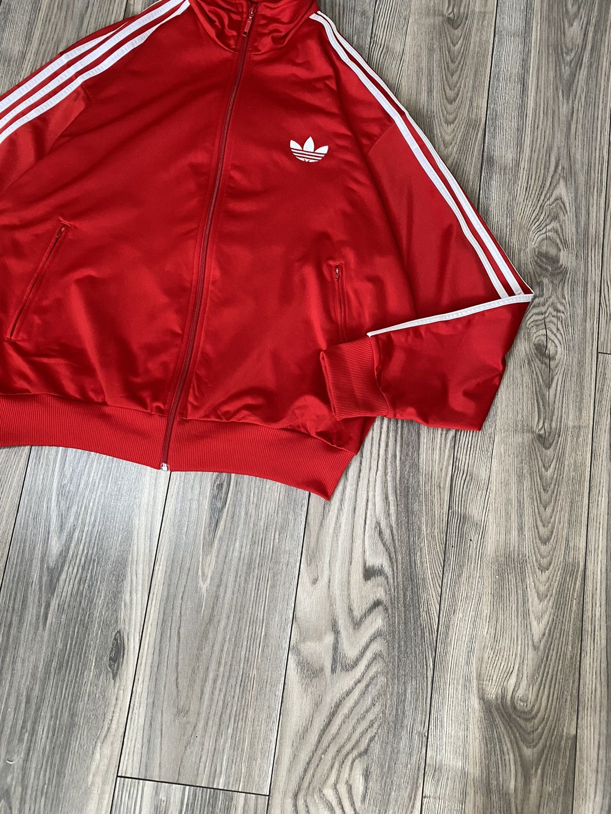 Adidas Vintage Adidas Firebird Red Track Jacket Size XXL Size US XXL / EU 58 / 5 - 4 Thumbnail