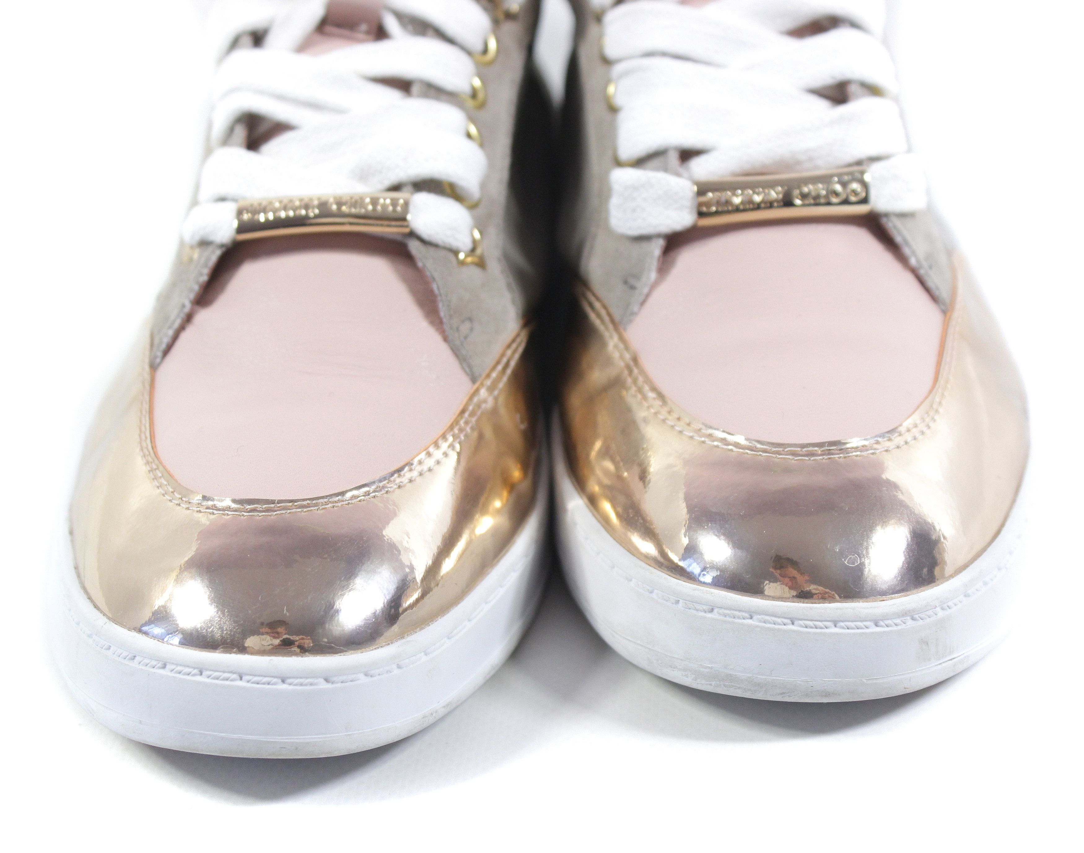 Jimmy Choo 00S Suede Patent Leather Sneakers Vintage Size US 10 / IT 40 - 4 Thumbnail