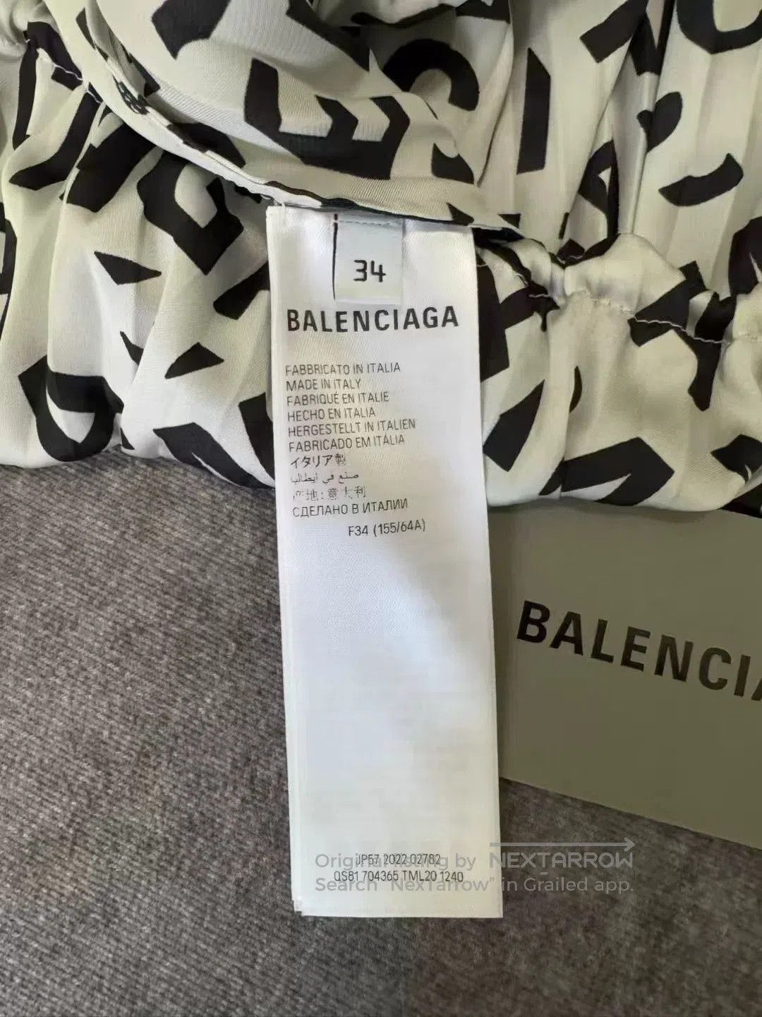 Balenciaga Balenciaga Logo Pleated Skirt. Size US 34 / EU 50 - 3 Thumbnail