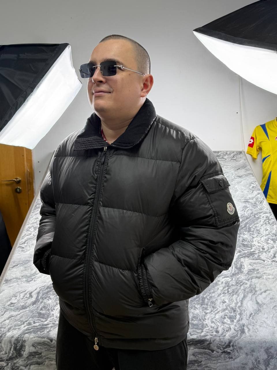 Moncler Vintage Moncler Maya Puffer Jacket Men Size 4 Black Size US XL / EU 56 / 4 - 1 Thumbnail