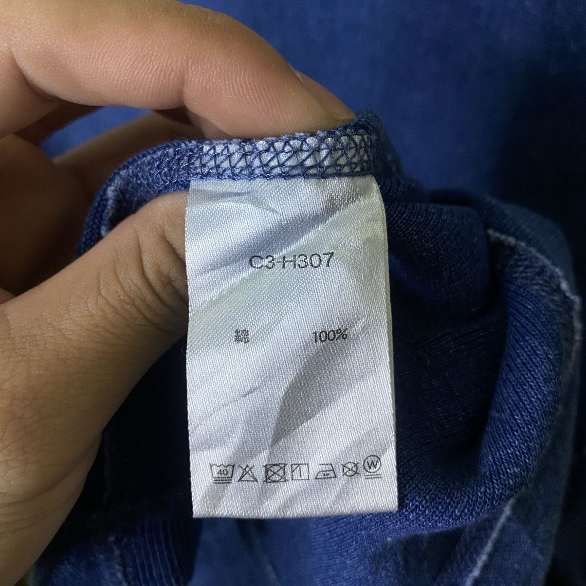 Champion 2000s Champion Reverse Weave Blue Denim Tee Size US S / EU 44-46 / 1 - 6 Thumbnail