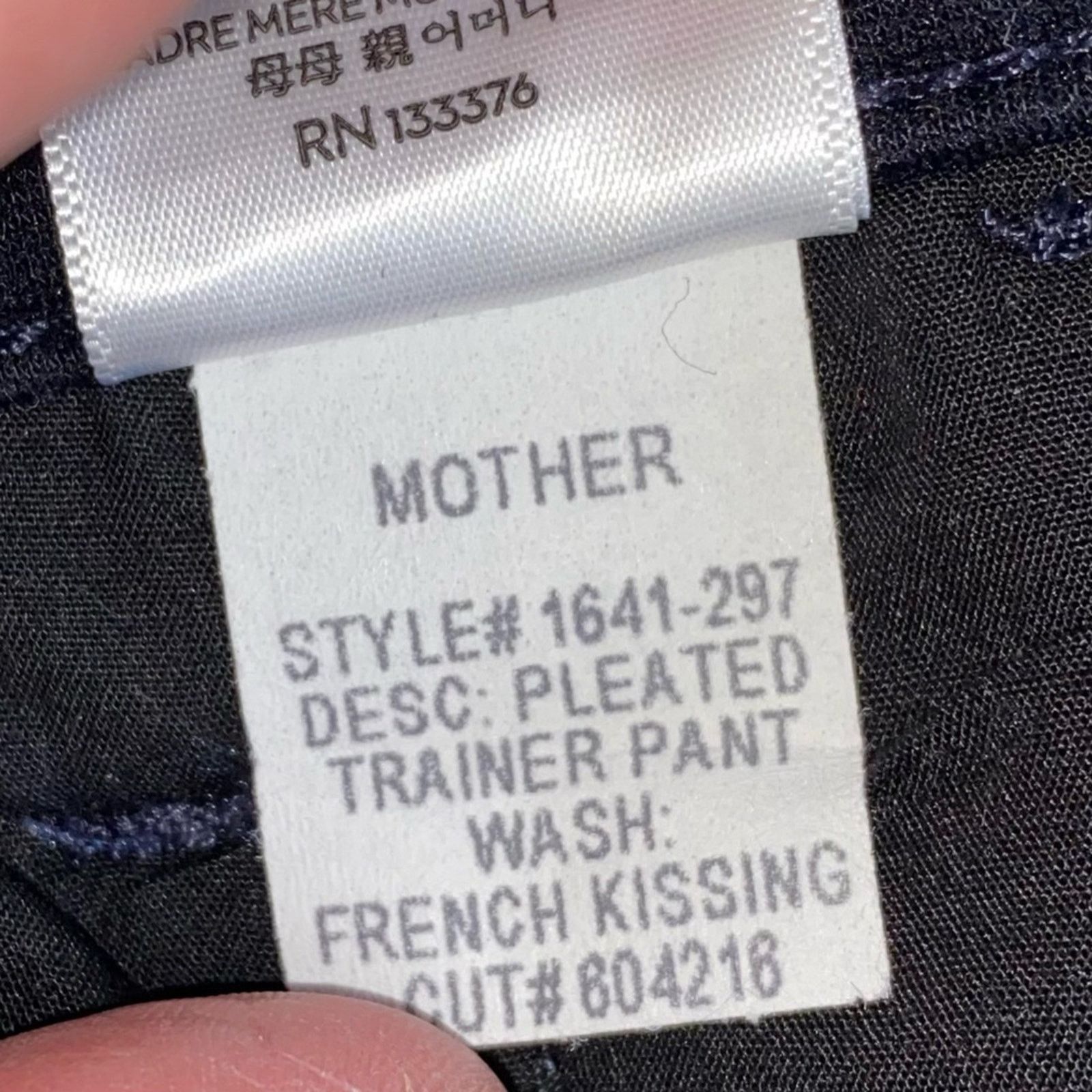 MOTHER Mother Denim Pleated Trainer Blue French Kissing Jeans 27 Size 27" / US 4 / IT 40 - 15 Thumbnail