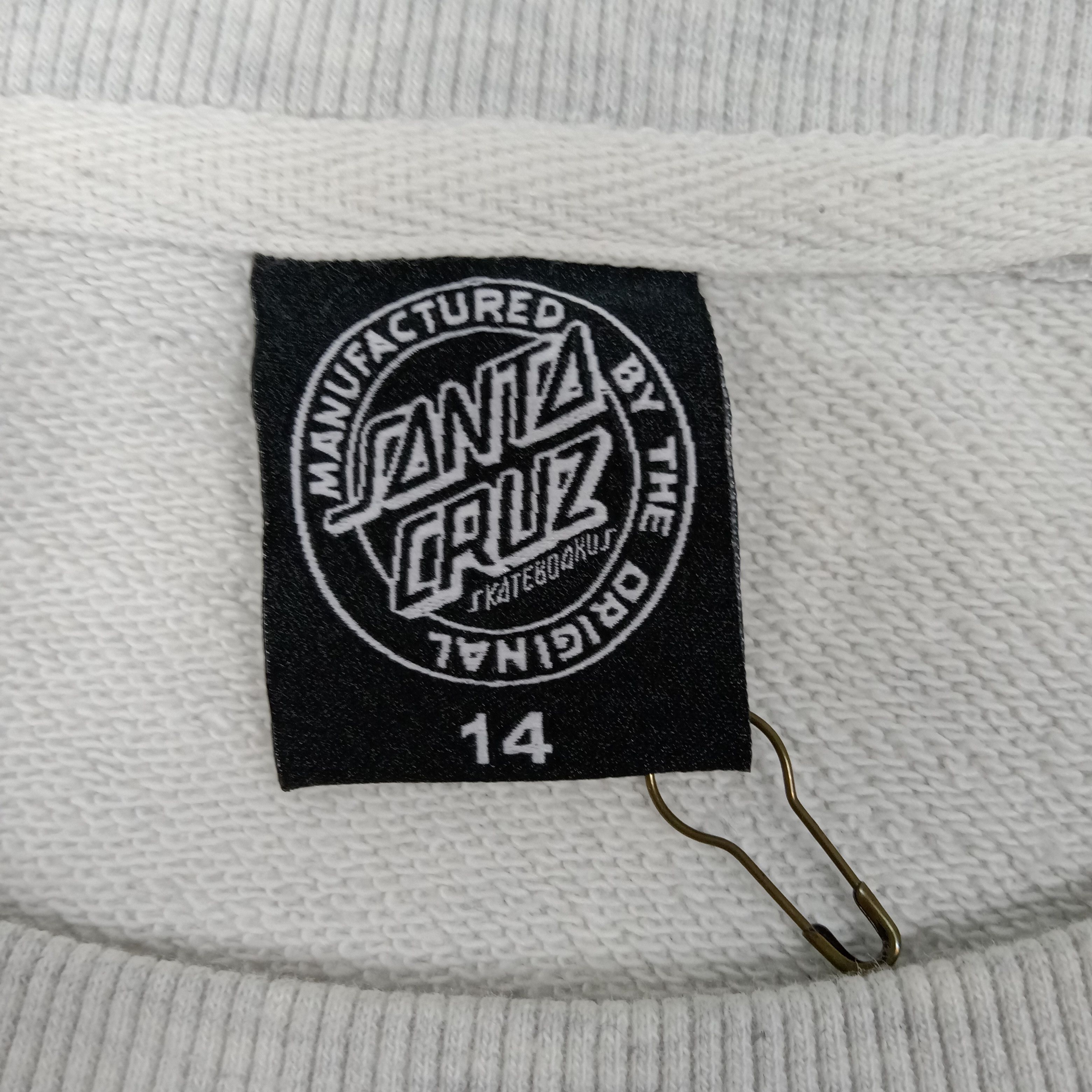 Santa Cruz Skateboards × Vintage Santa Cruz Skateboards Style Sweatshirt C221N15 Size US XL / EU 56 / 4 - 6 Thumbnail