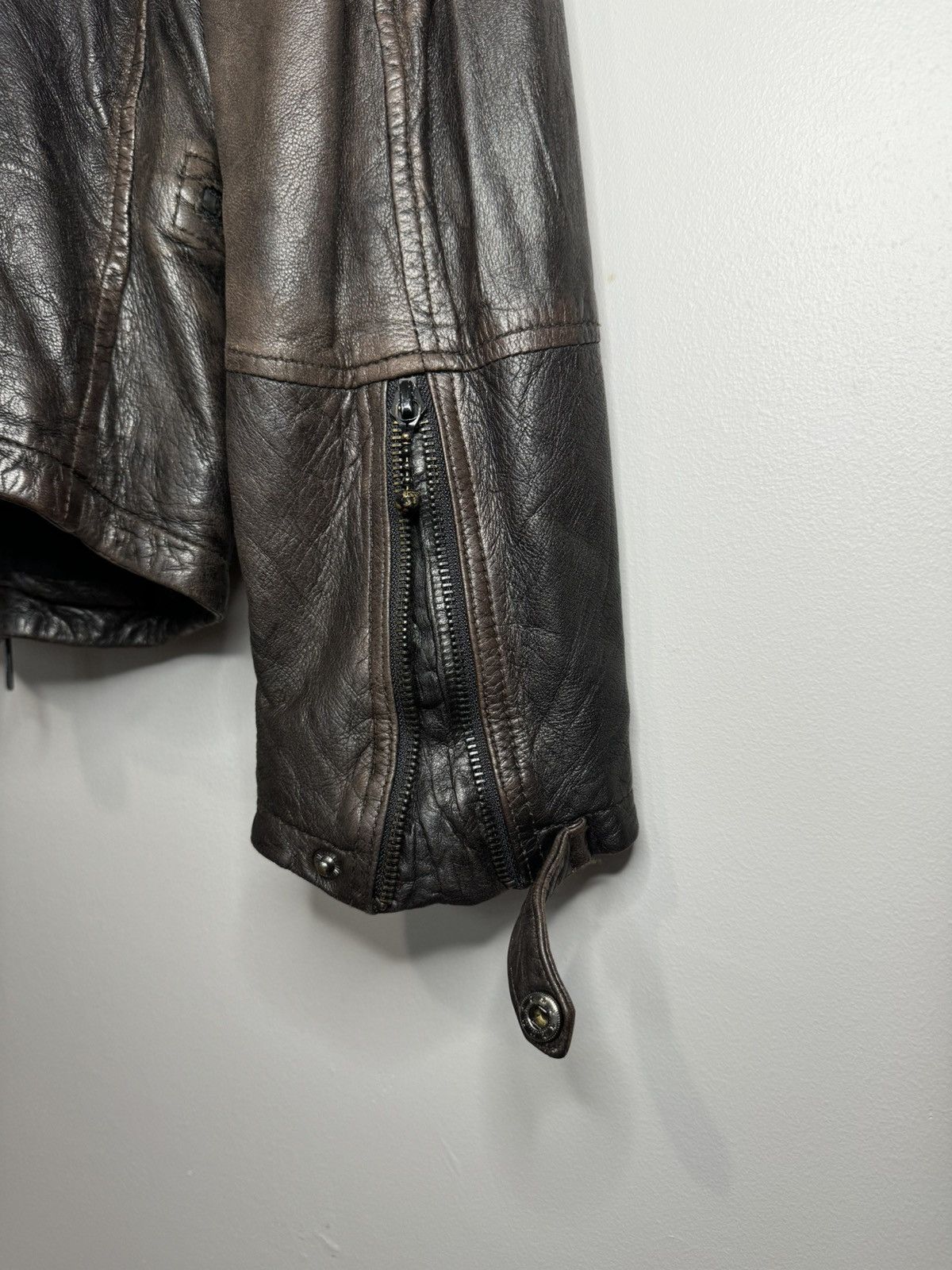Allsaints Vintage AllSaints Spitalfields Leather Biker Jacket Size US S / EU 44-46 / 1 - 4 Thumbnail