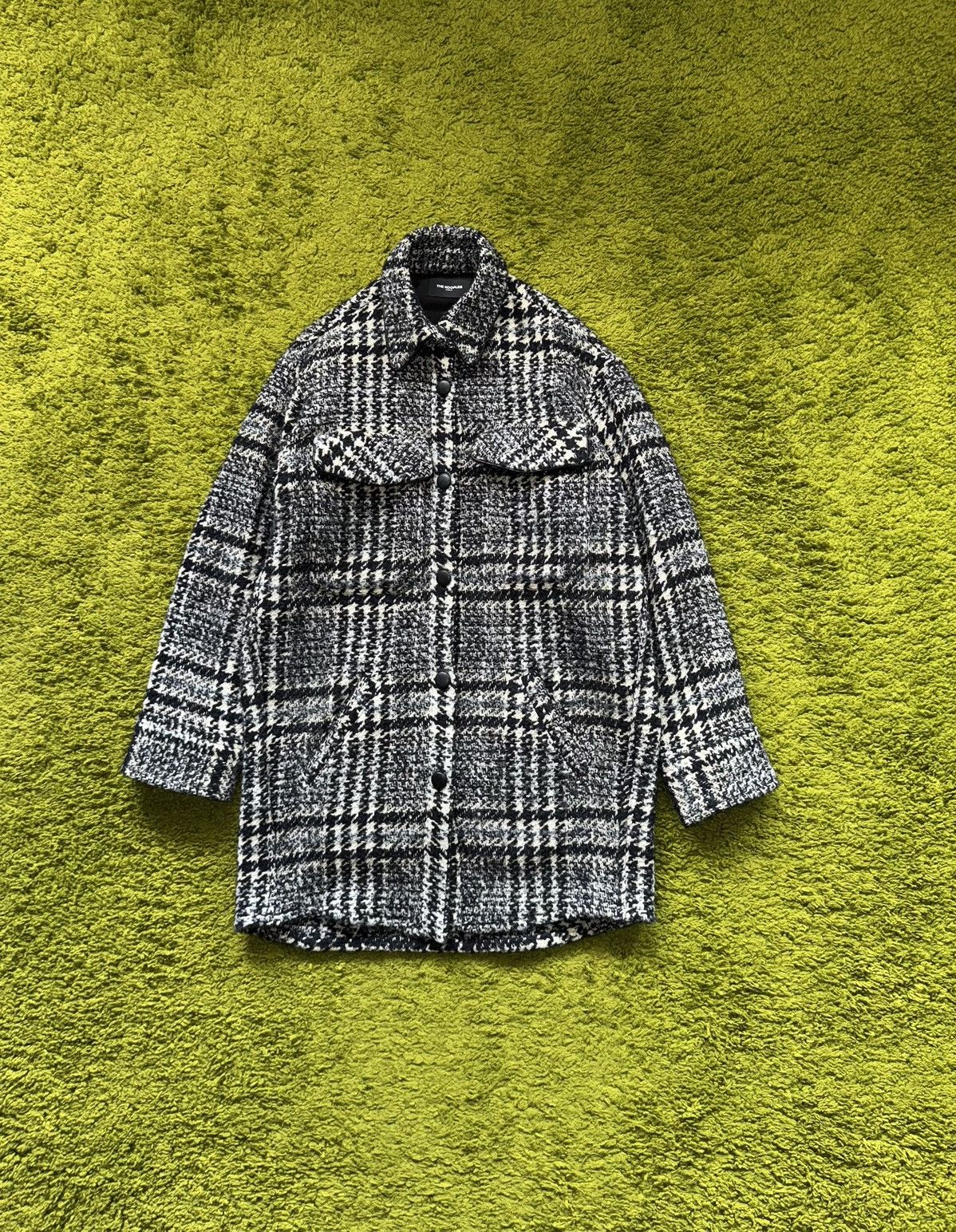 The Kooples The Kooples alpaca wool blend checkered jacket Size S / US 4 / IT 40 - 1 Thumbnail
