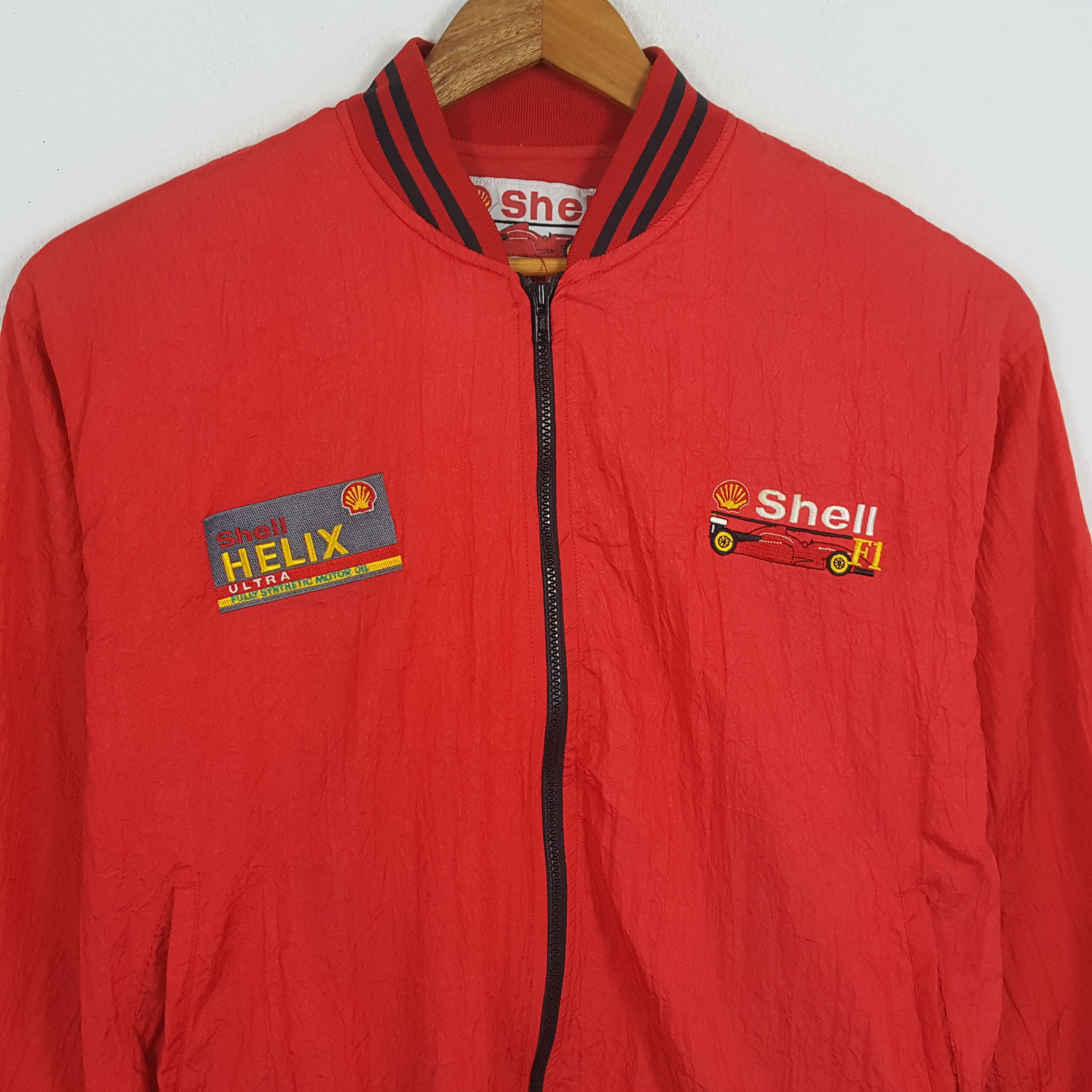 Ferrari × Vintage Vintage SHELL FORMULA 1 Ferrari Racing Team Jacket Size US L / EU 52-54 / 3 - 2 Thumbnail