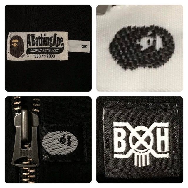 Bape BAPE × BOUNTY HUNTER MAD Shark full zip Hoodie APE NIGO Size US M / EU 48-50 / 2 - 8 Thumbnail