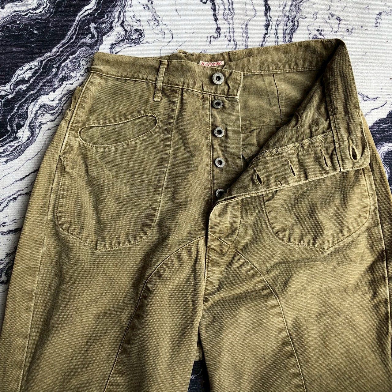 Kapital Vintage Kapital Canvas Work Pants Size US 27 - 2 Thumbnail